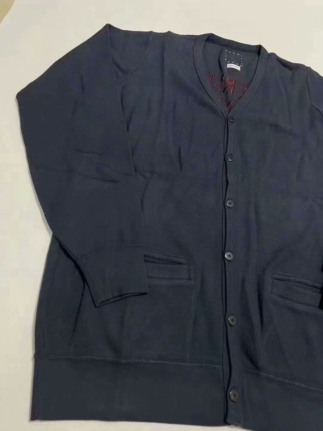 visvim 18ss Cotton Pile Long Cardigan — back