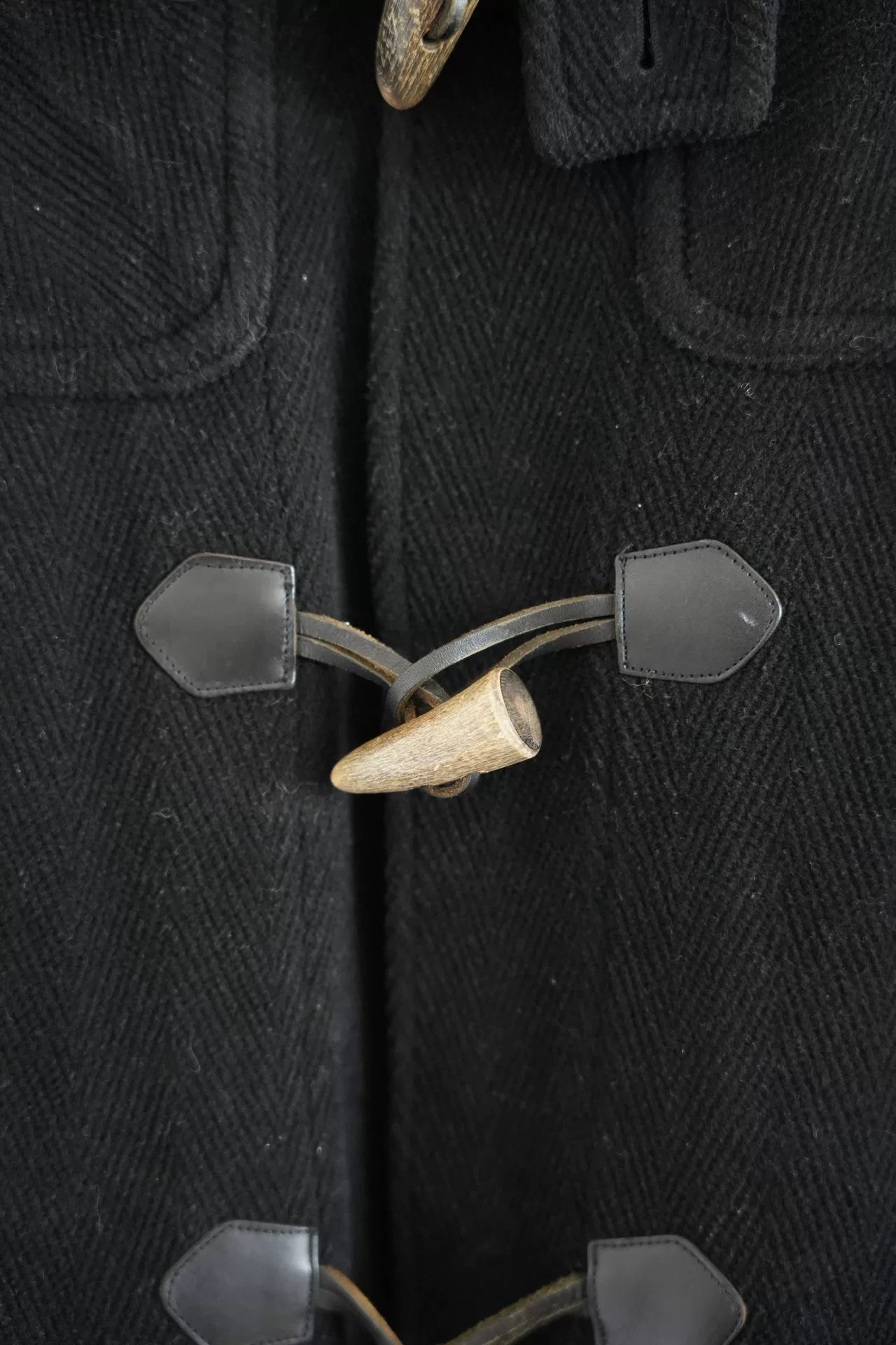 Yohji Yamamoto 00s Horn Button Wool Coat — back