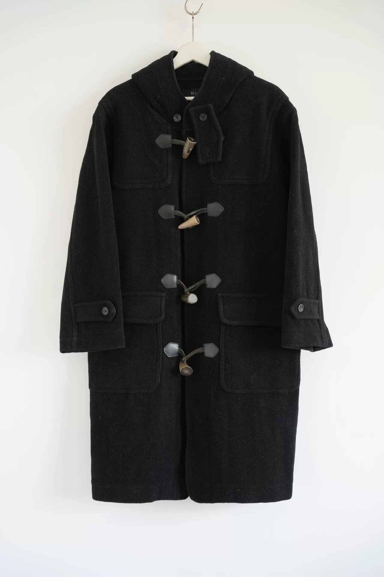 Yohji Yamamoto 00s Horn Button Wool Coat