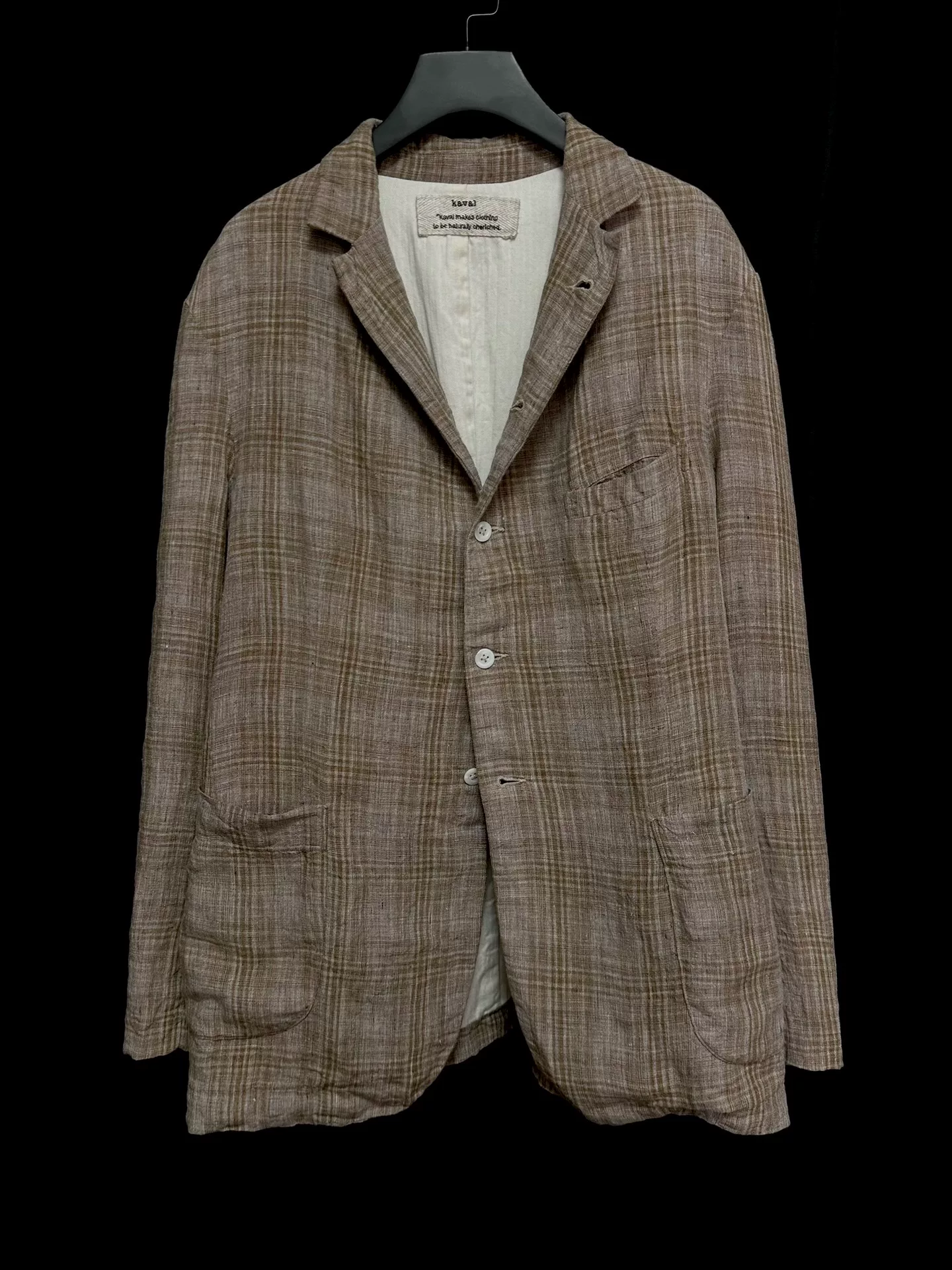 Kaval Vintage Linen Coat