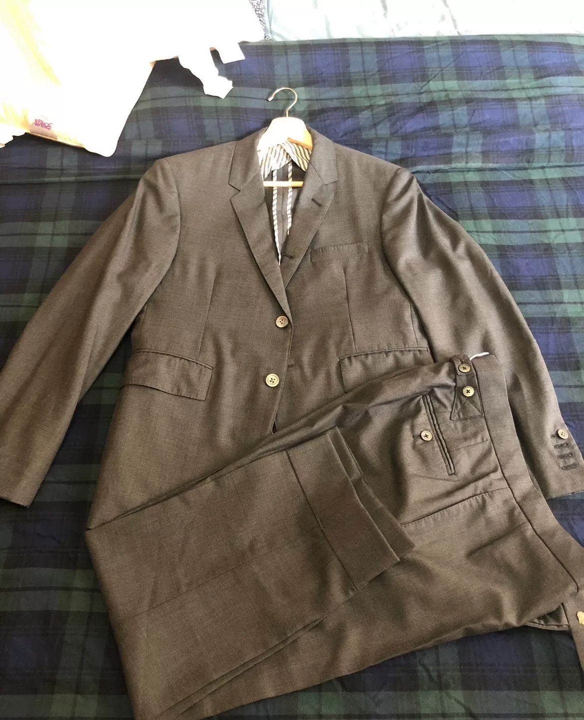 Thom Browne Suit Set with Tie