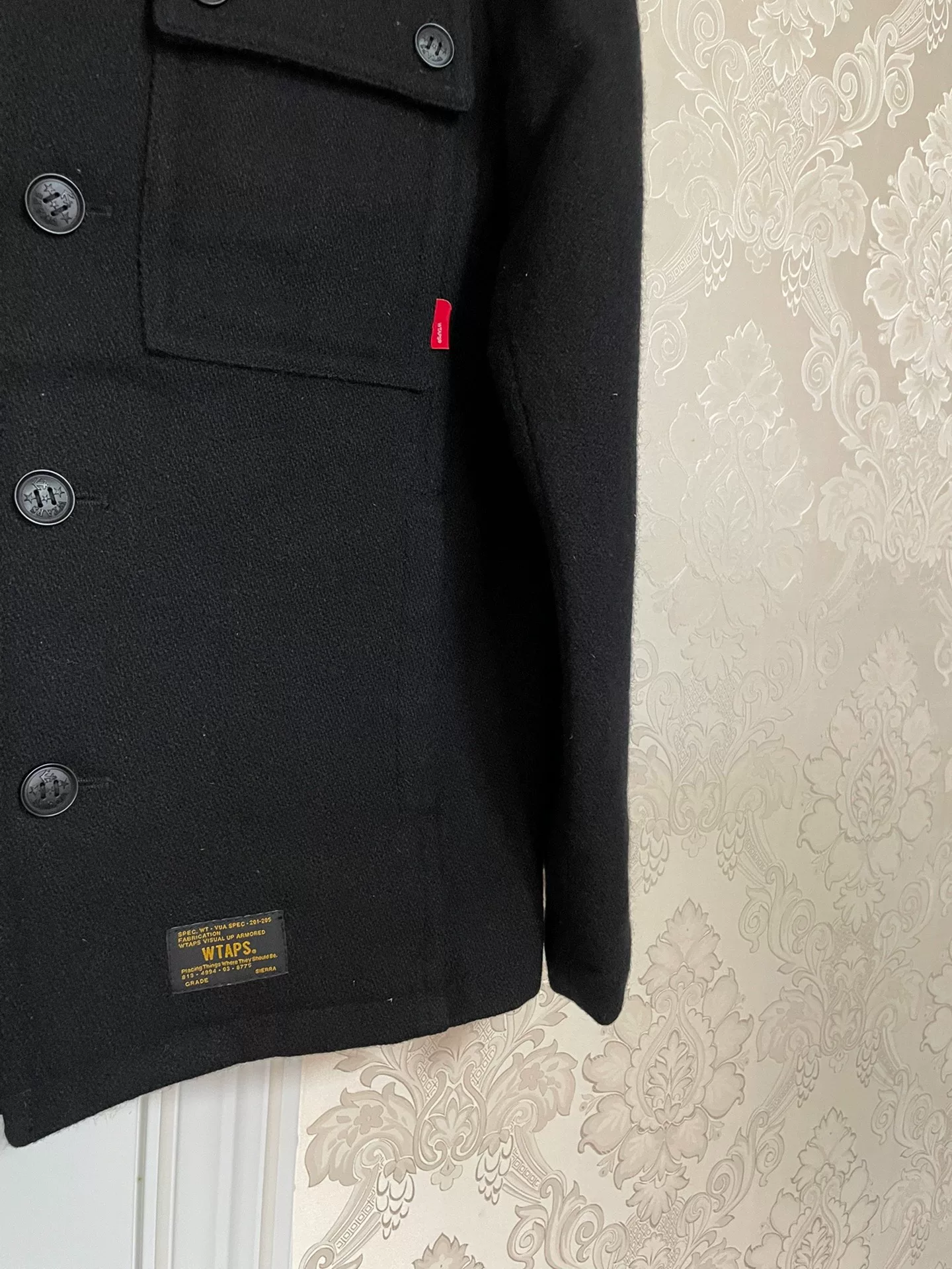 WTAPS CPO Wool Two-Pocket Jacket — detail
