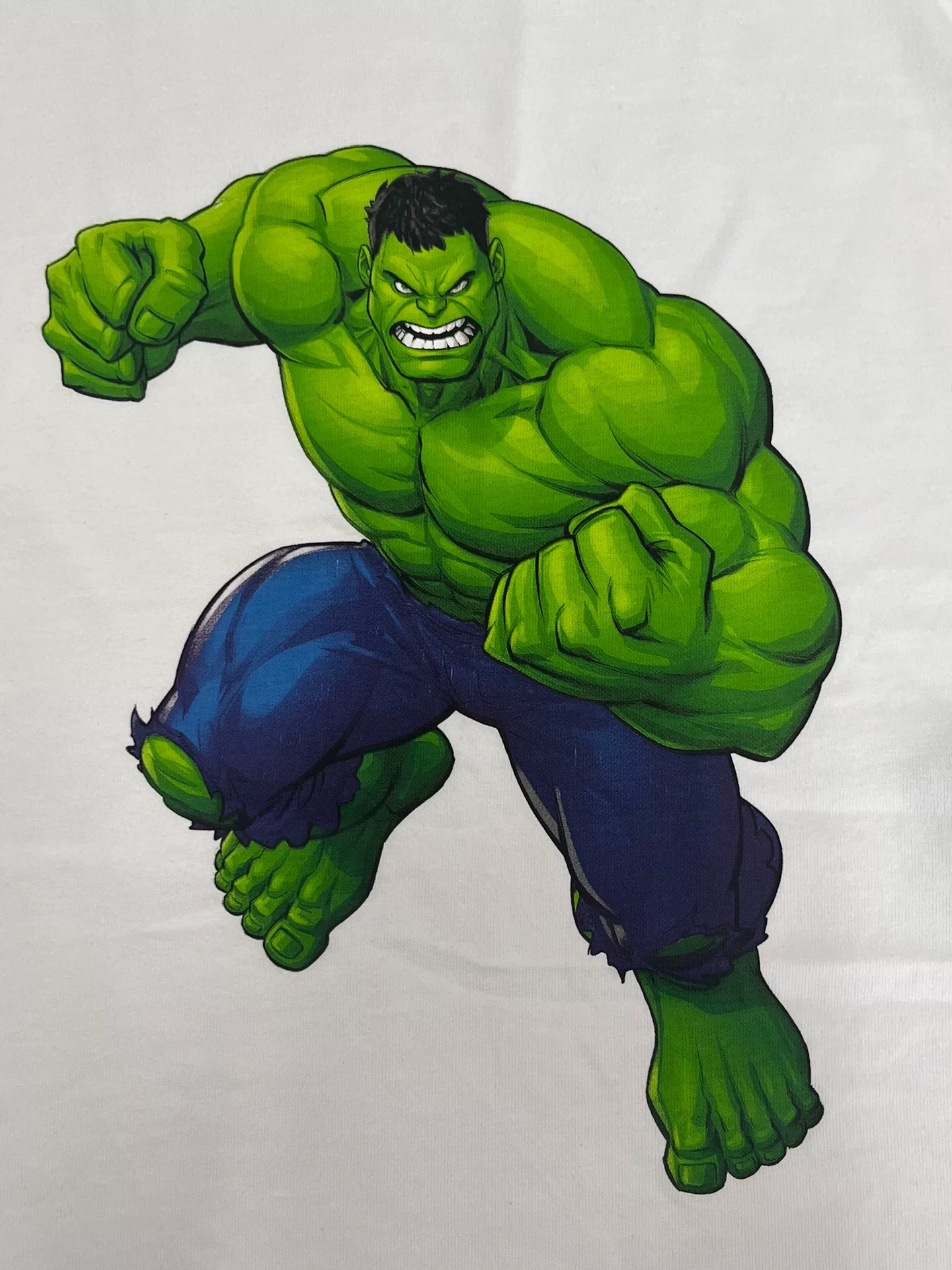 Balenciaga x Hulk Green Print T-Shirt — detail