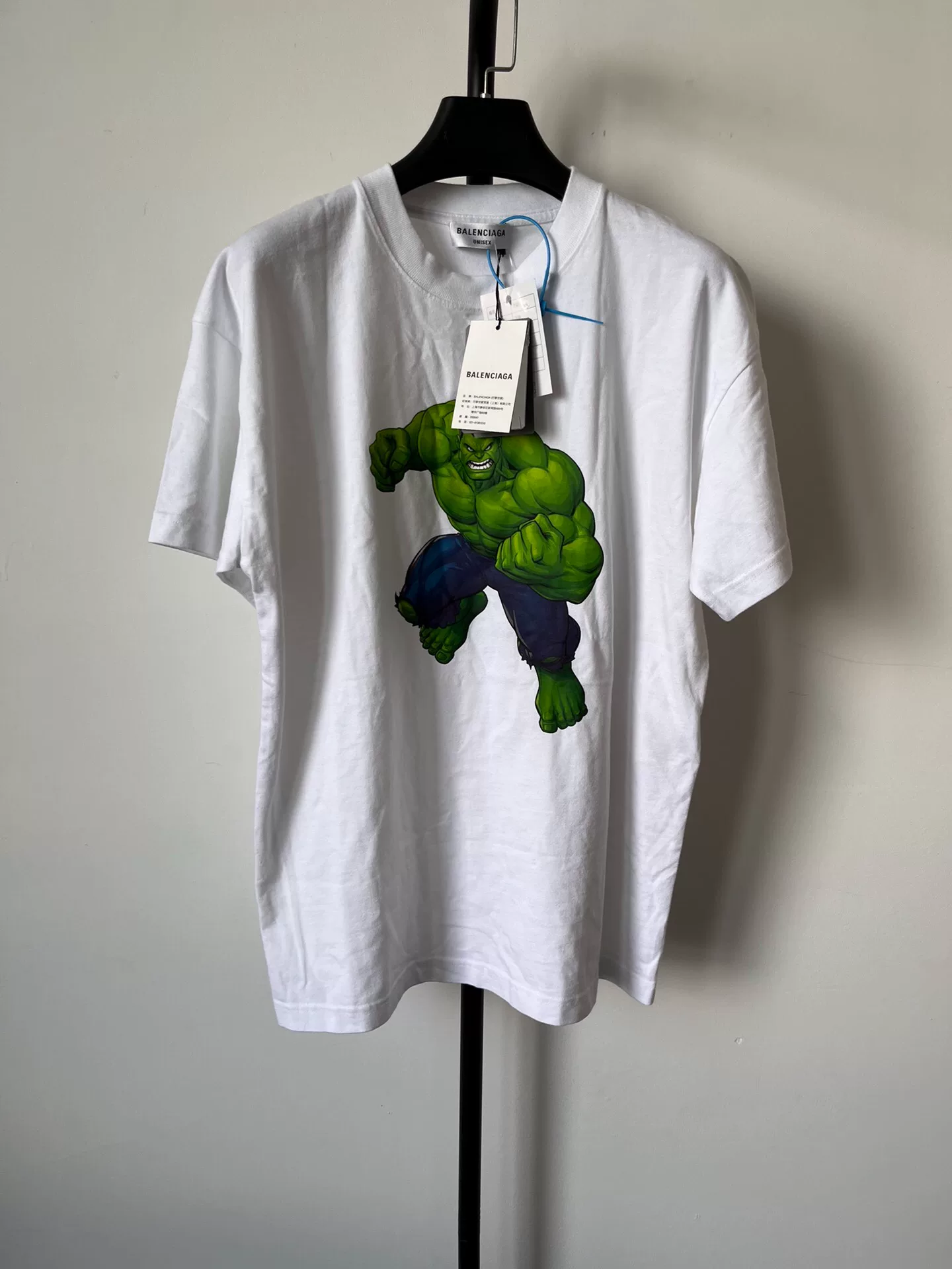 Balenciaga x Hulk Green Print T-Shirt