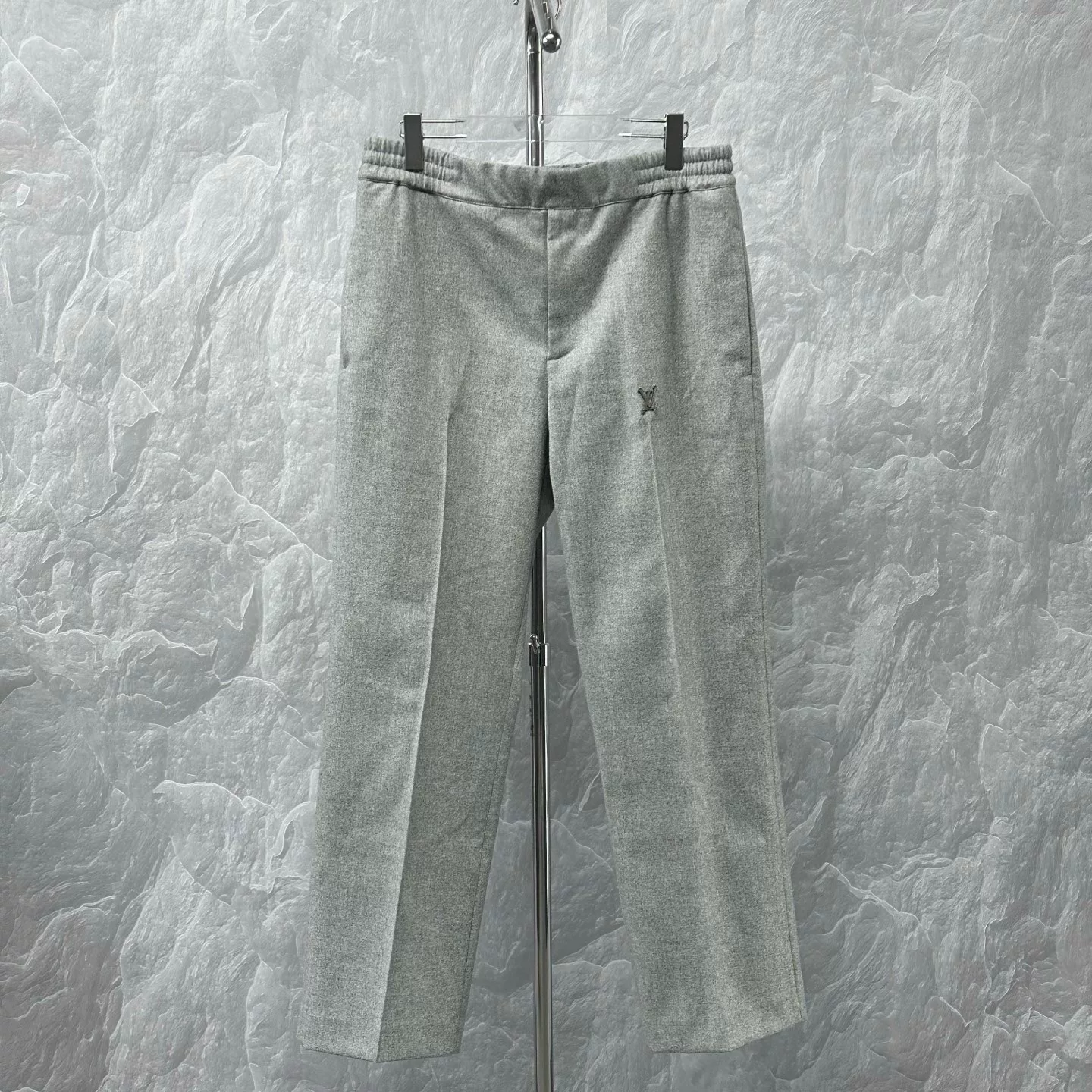 Louis Vuitton SS25 Logo Wool Trousers