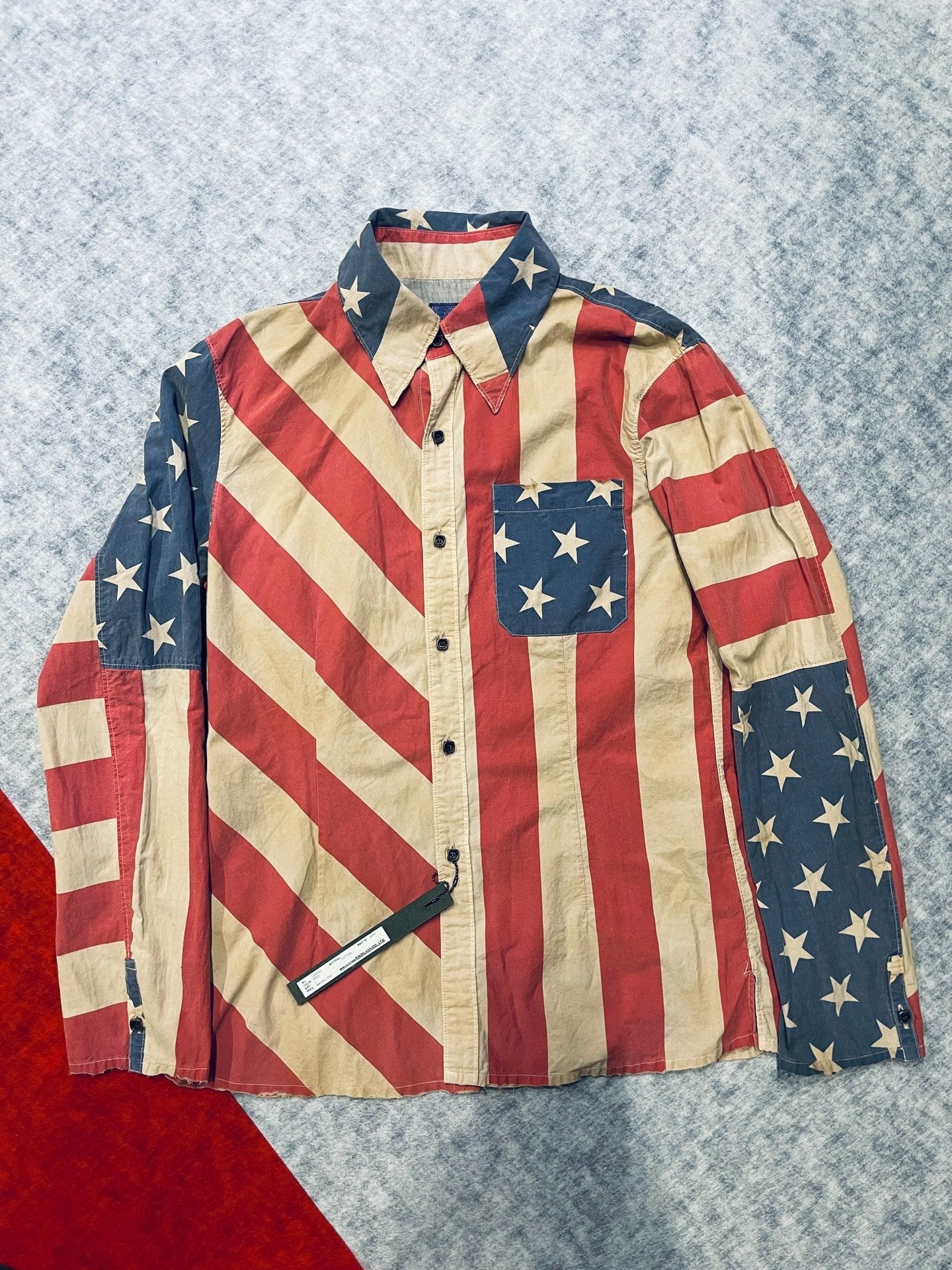 Backlash Vintage American Flag Shirt