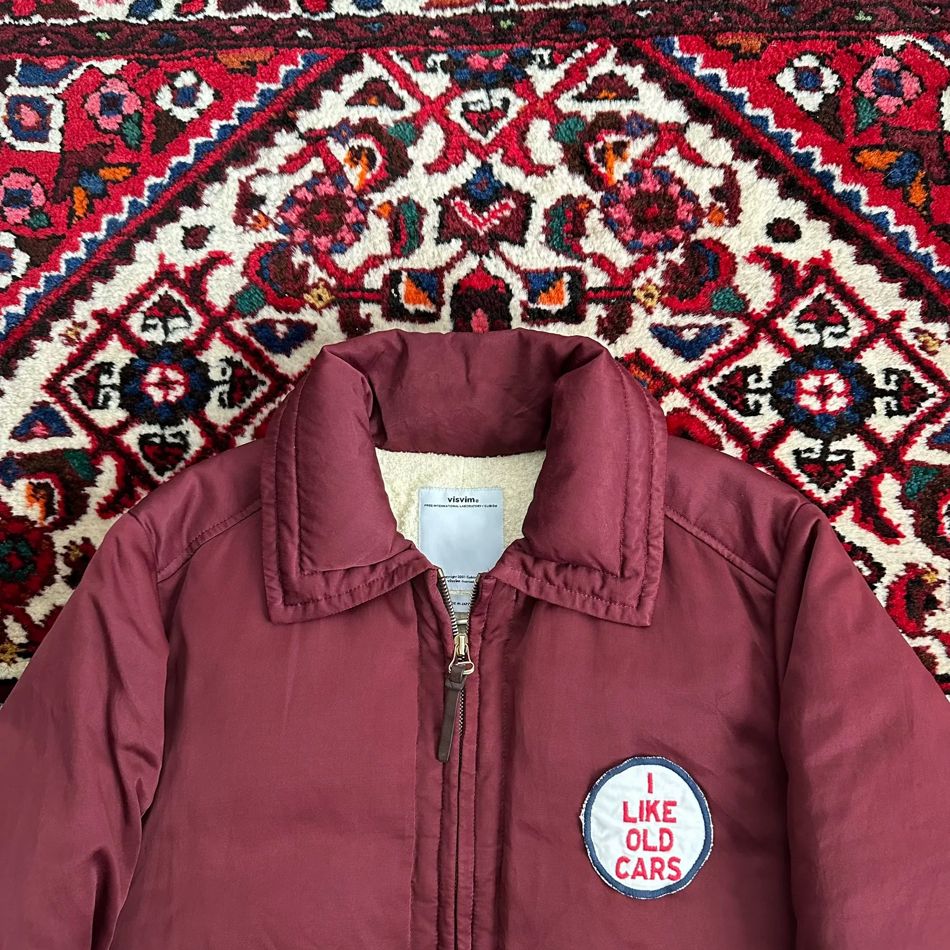 VISVIM 15AW GARAGE DOWN JKT — label
