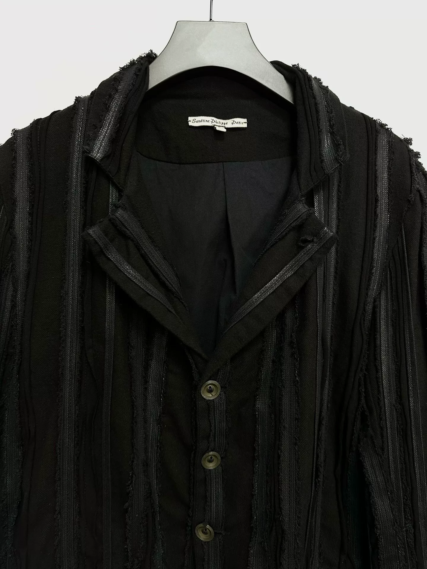 Sandrine Philippe 20SS Distressed Jacket — back