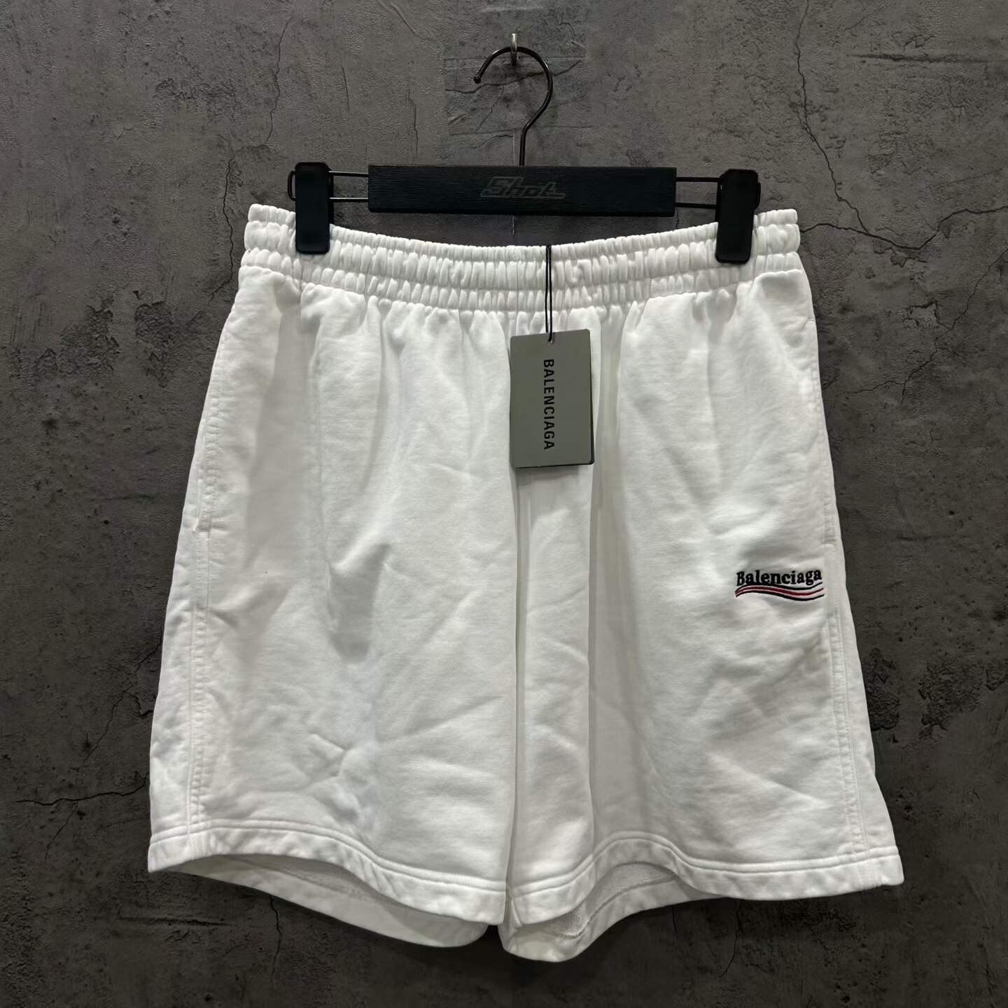 Balenciaga White Cola Shorts