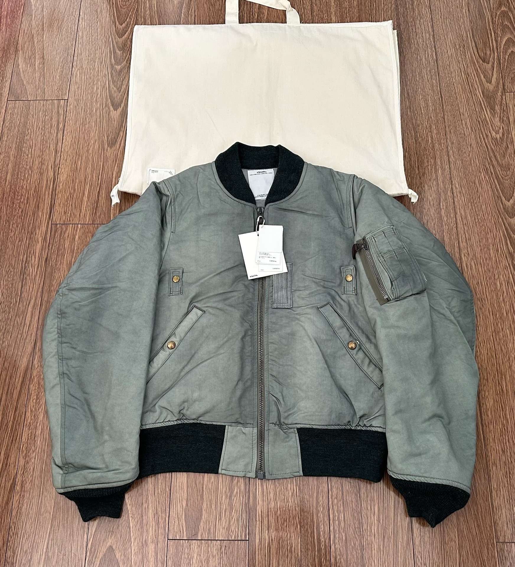 VISVIM 15AW THORSON JKT MA1 Green