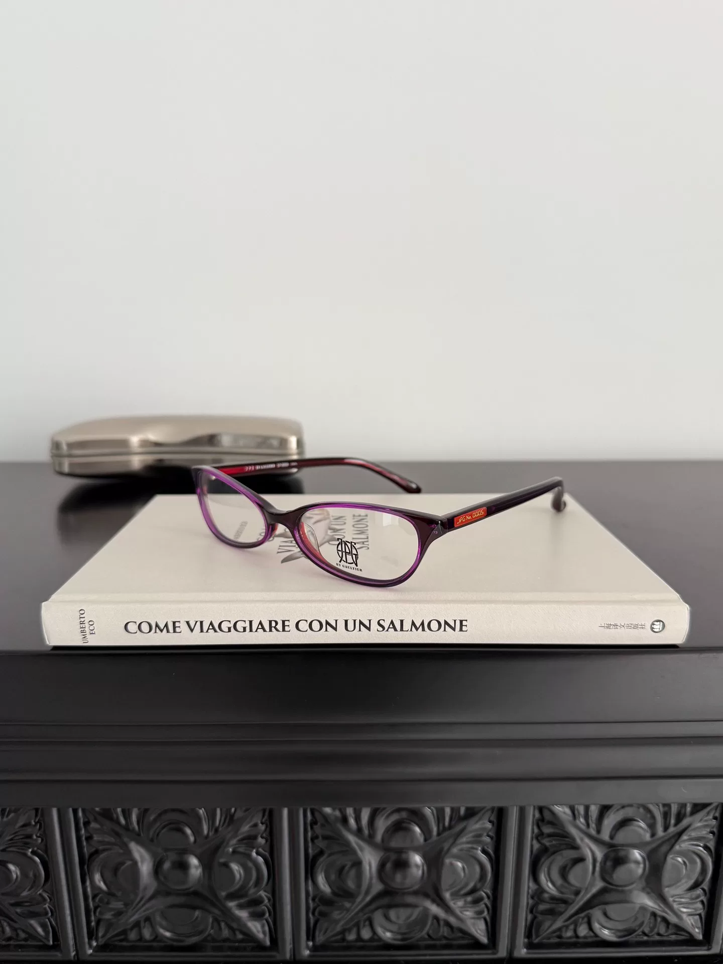 Jean Paul Gaultier Cat-Eye Anti-Blue Glasses — back