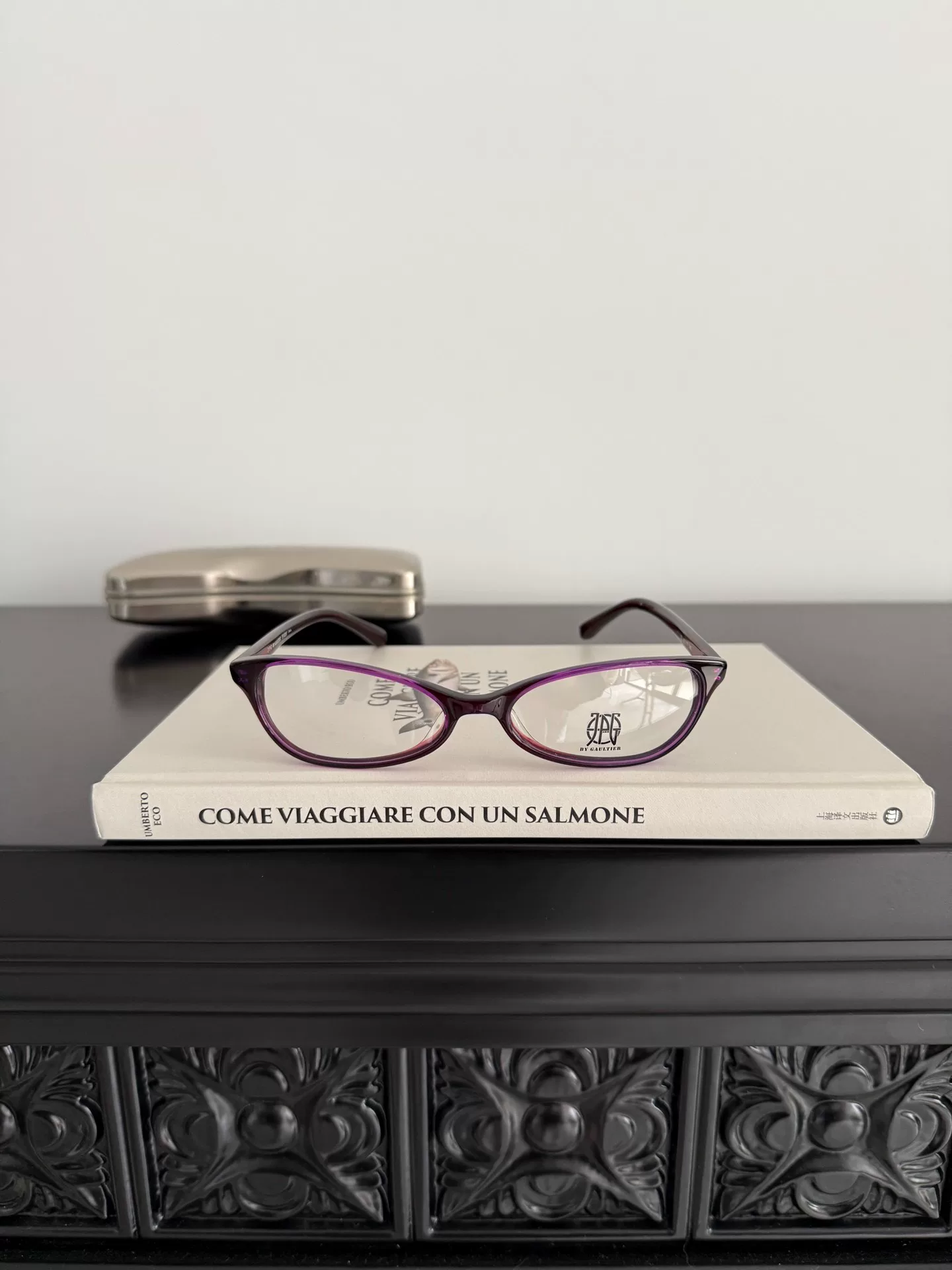 Jean Paul Gaultier Cat-Eye Anti-Blue Glasses — front