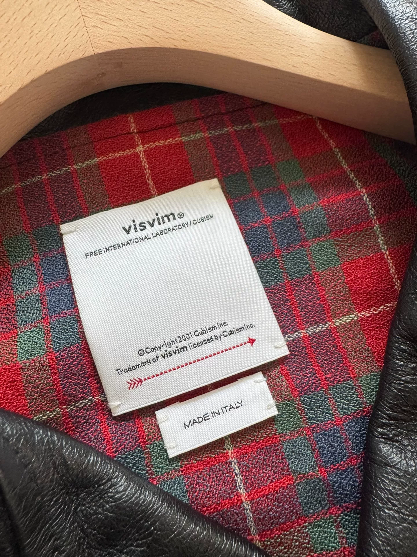VISVIM 24SS STRABLER JKT IT Horsehide — detail