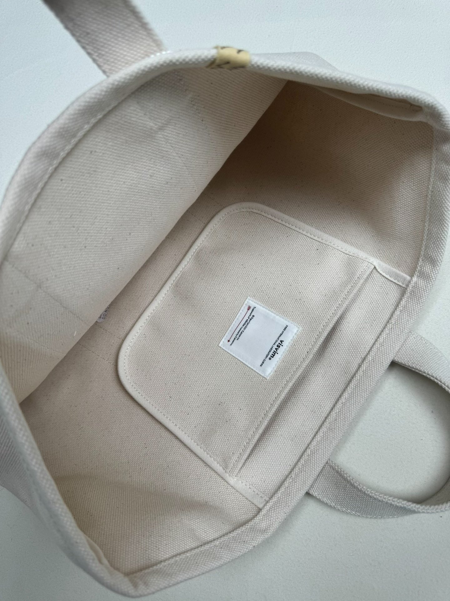 VISVIM 26SS Canvas Rime Tote — detail