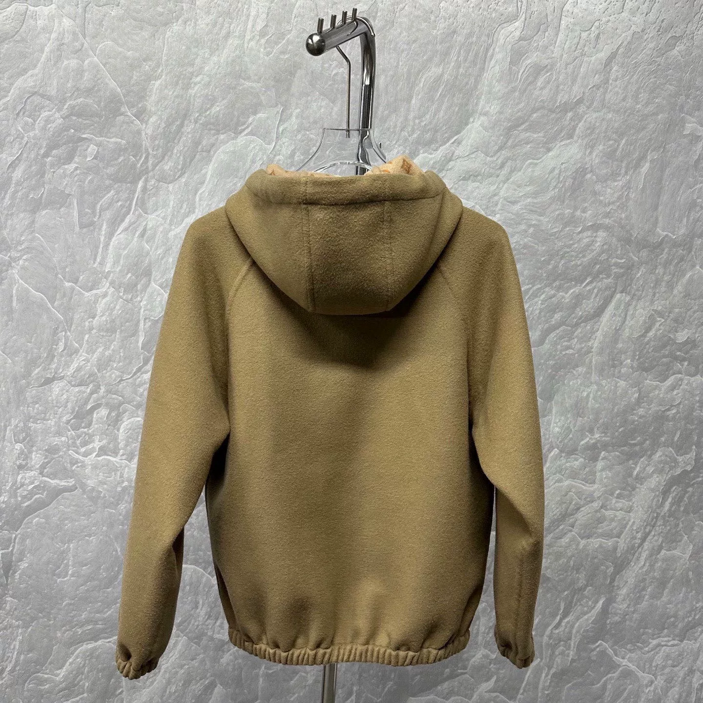 Louis Vuitton Double-Face Cashmere Hooded Jacket — back