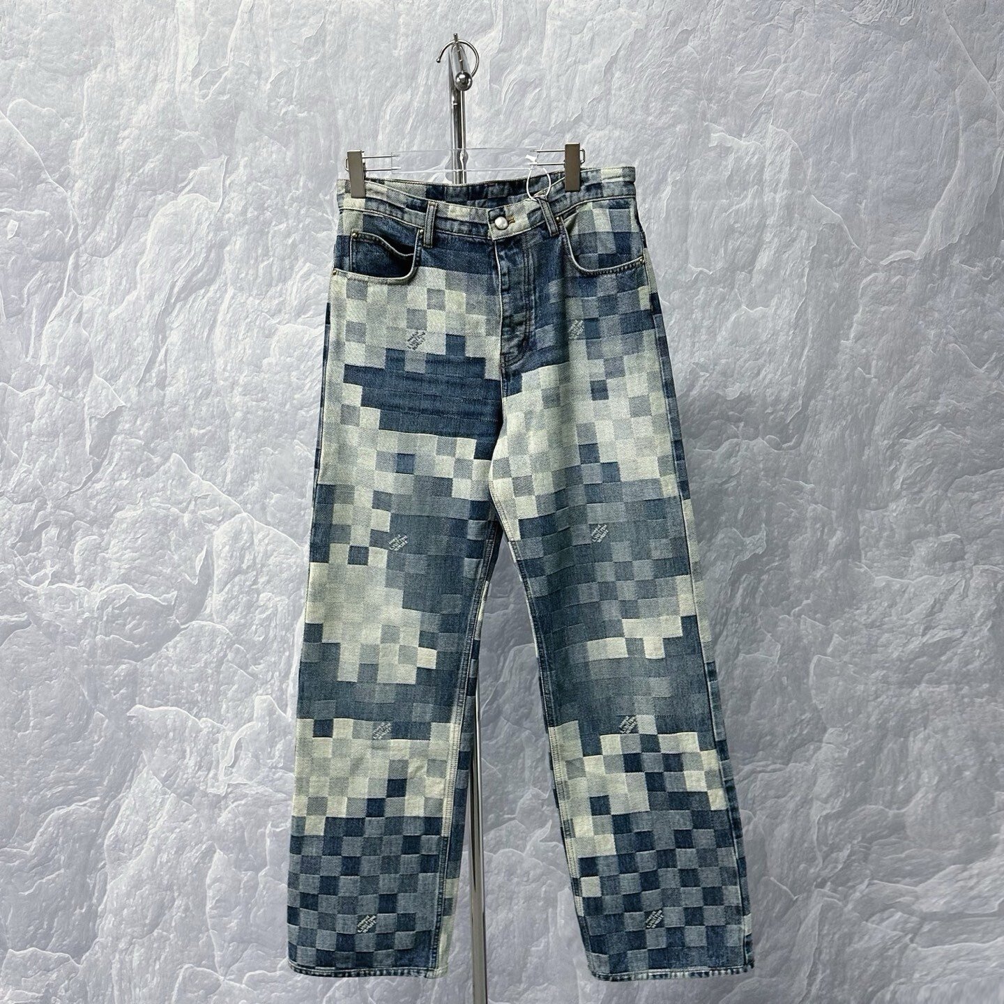 Louis Vuitton SS24 Pharrell Mosaic Denim Pants