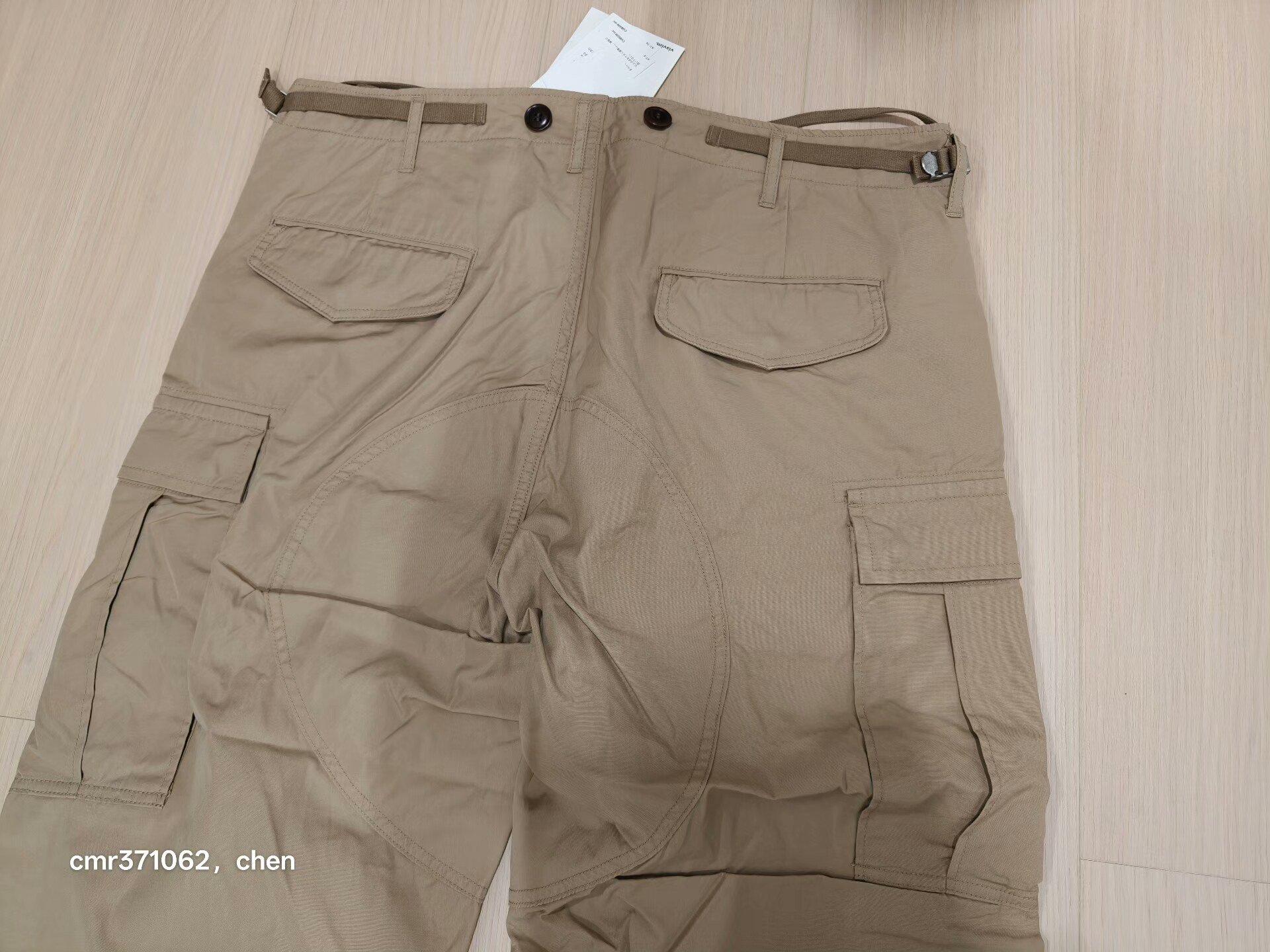 VISVIM 20AW JUMBO EIGER SANCTION PANTS — label