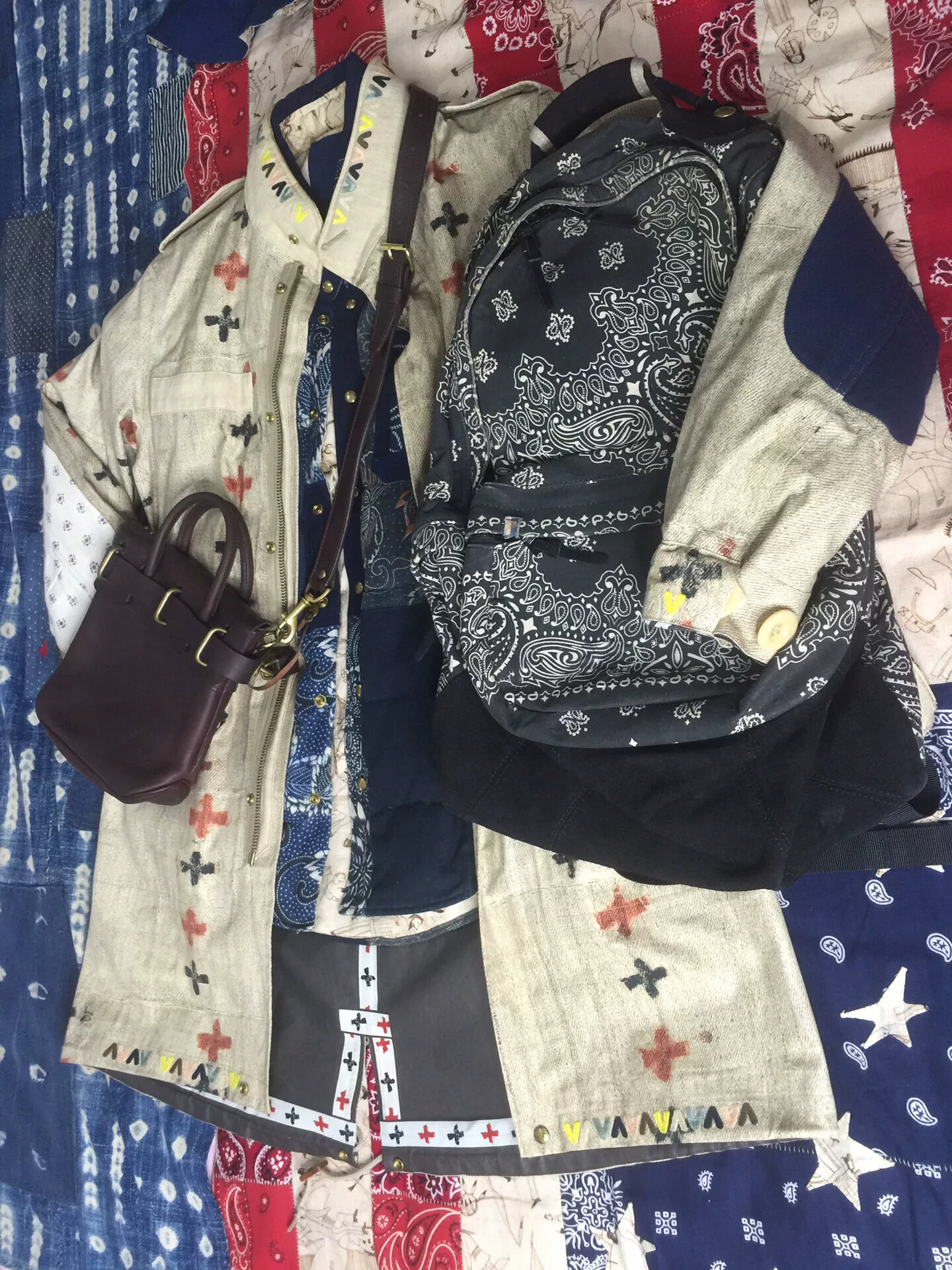 VISVIM Ict Bandana 22L Backpack — detail