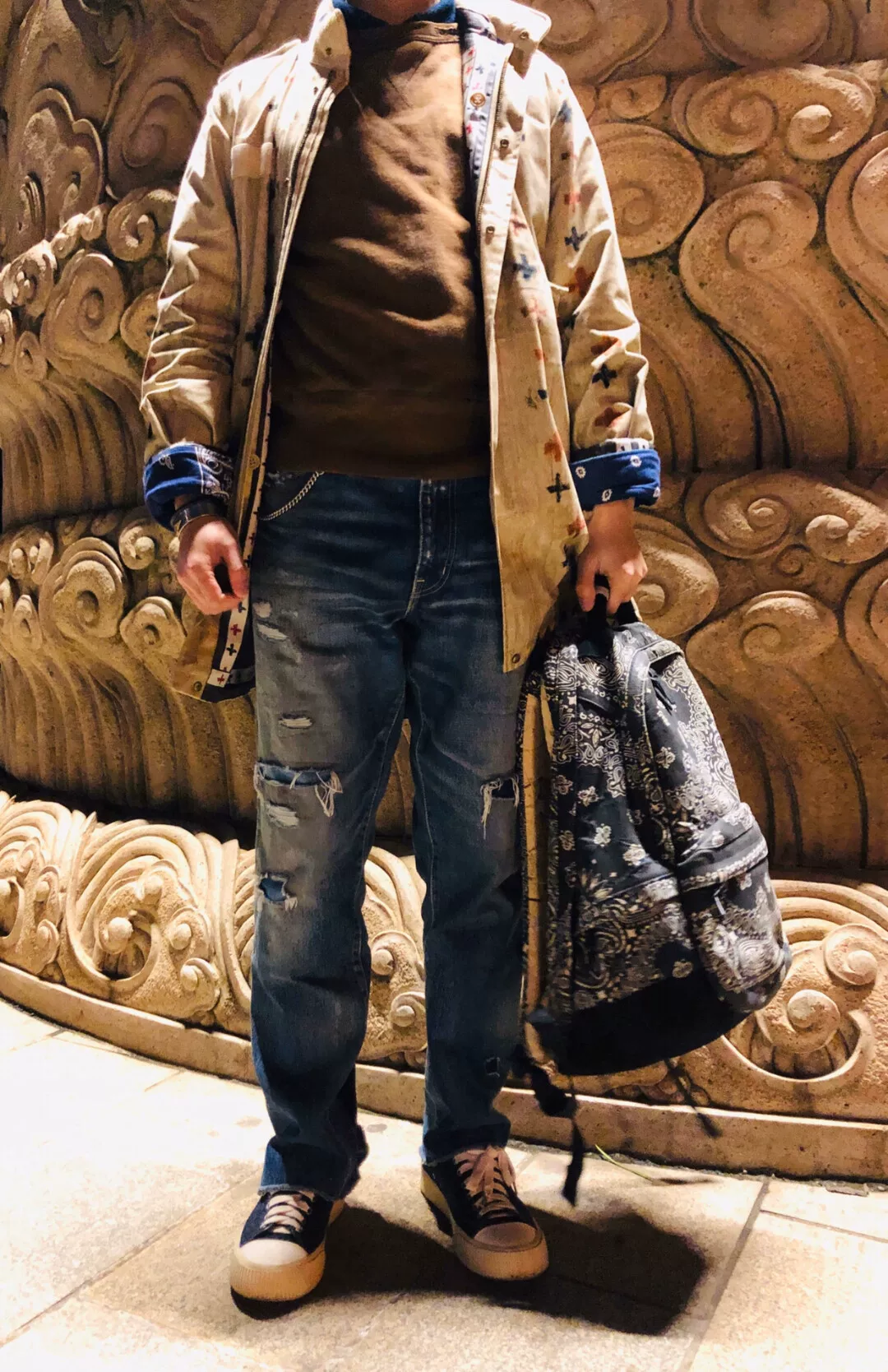 VISVIM Ict Bandana 22L Backpack — label