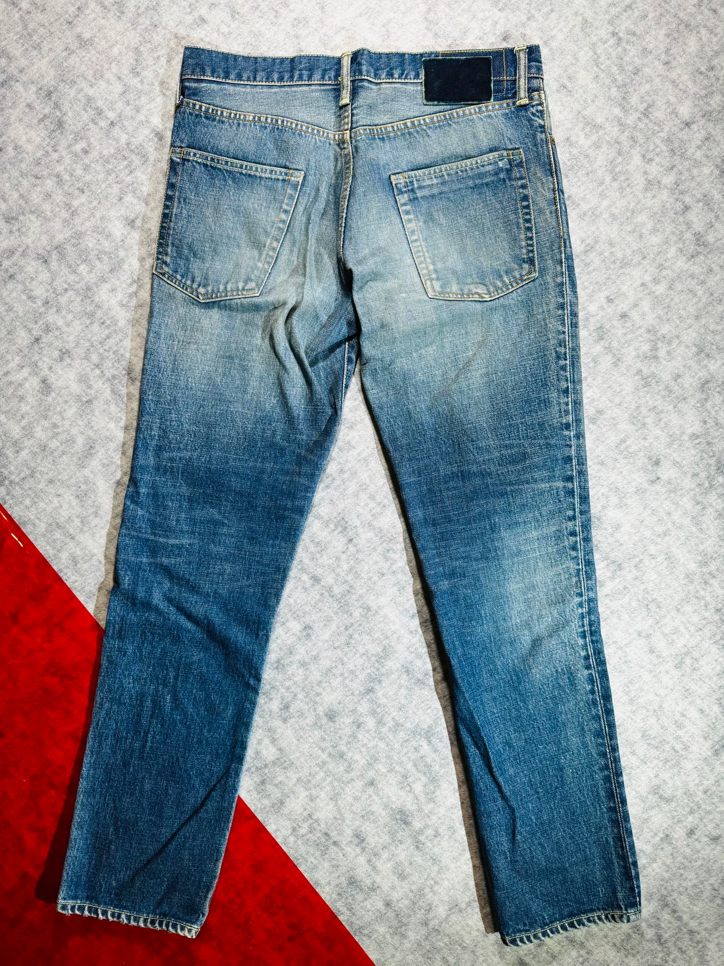 visvim 04D14 Social Sculpture Distressed Jeans — front