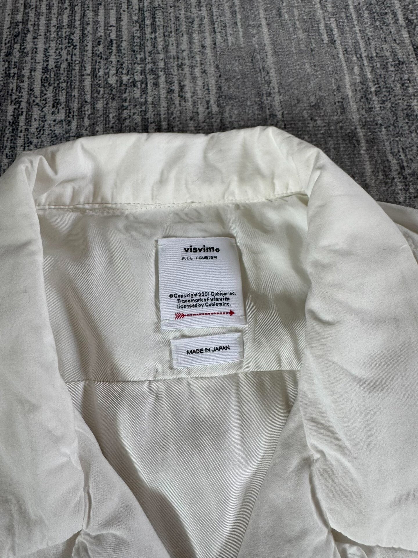 VISVIM 24AW WALLIS DOWN SHIRT — back