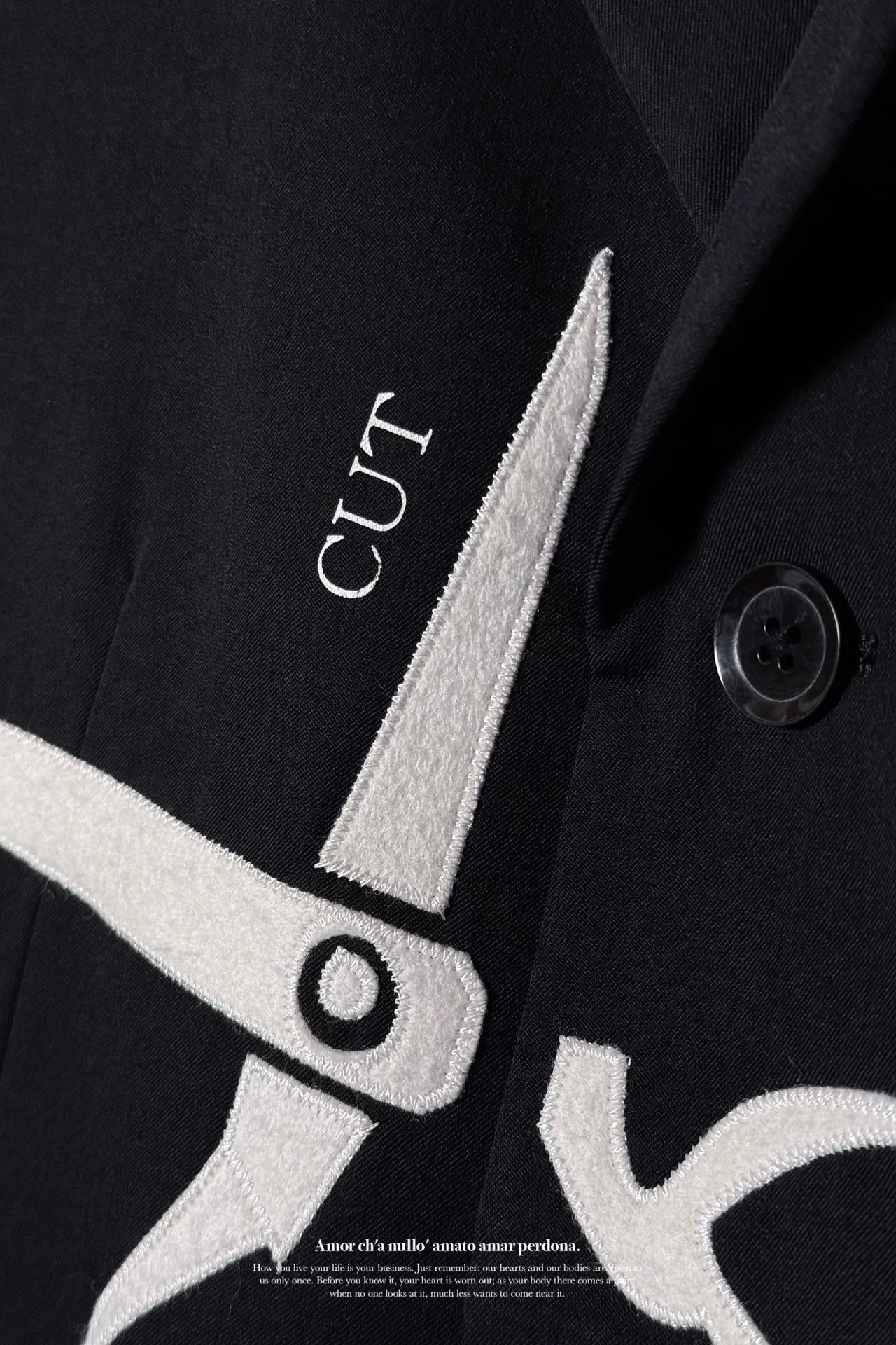 Yohji Yamamoto 09SS Scissors Suit — back
