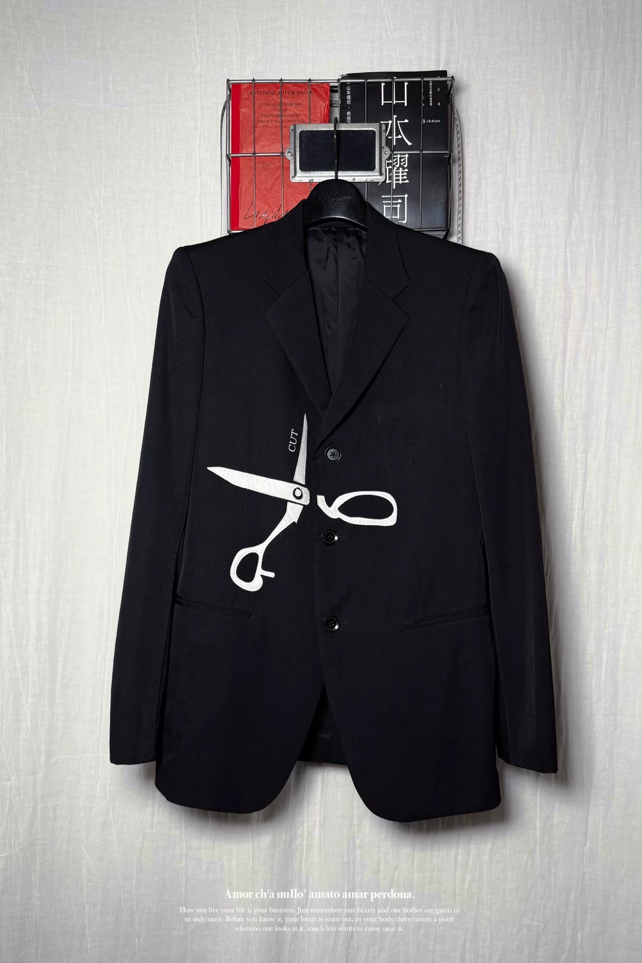 Yohji Yamamoto 09SS Scissors Suit — front