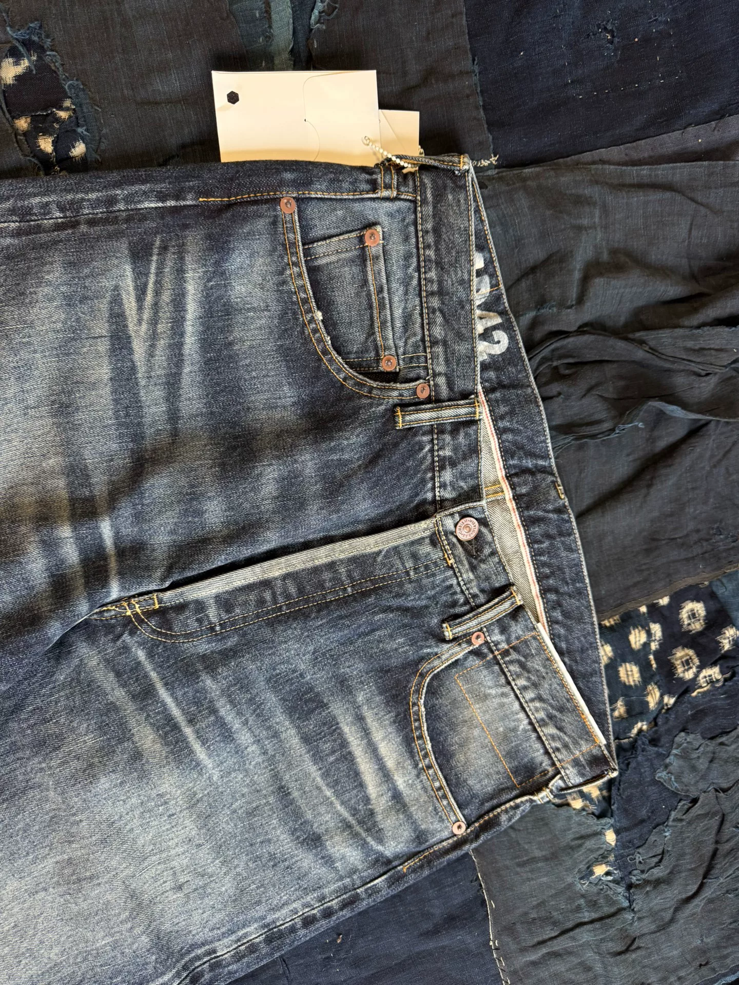 VISVIM 25SS SOCIAL SCULPTURE 01 EX WD DAMAGED-42 Jeans — detail