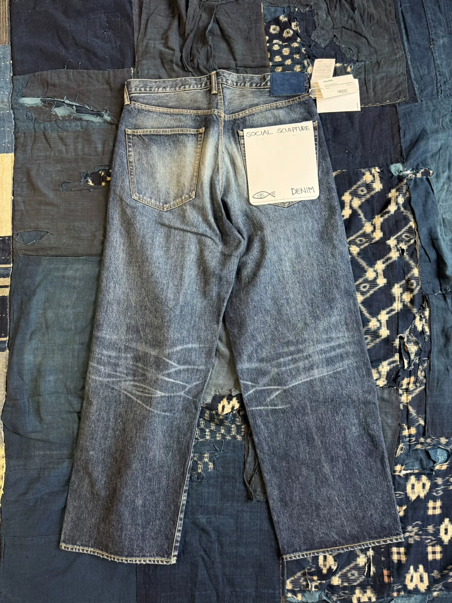 VISVIM 25SS SOCIAL SCULPTURE 01 EX WD DAMAGED-42 Jeans — front