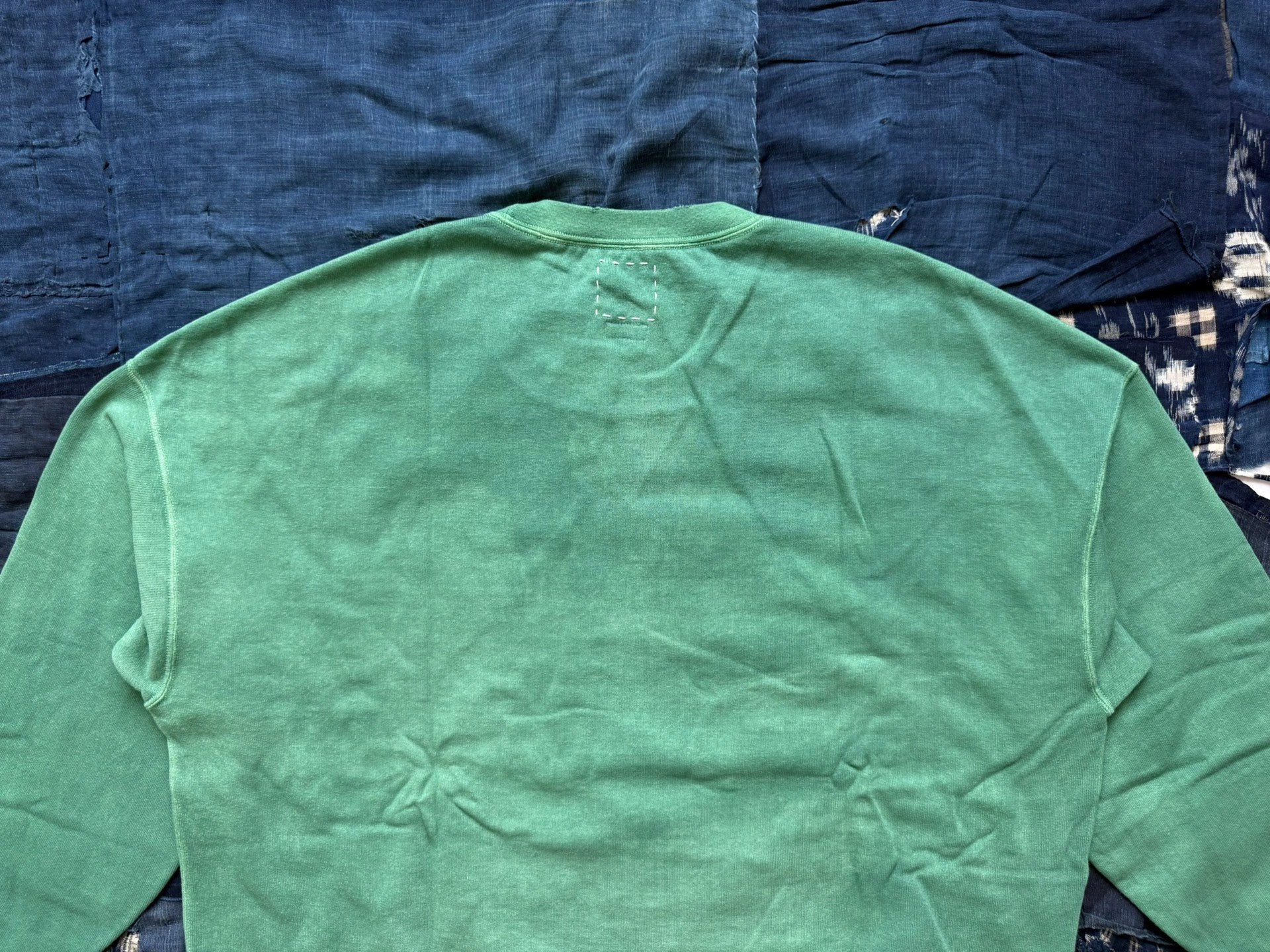 VISVIM 20SS JUMBO SWEAT L/S UNEVEN DYE — back