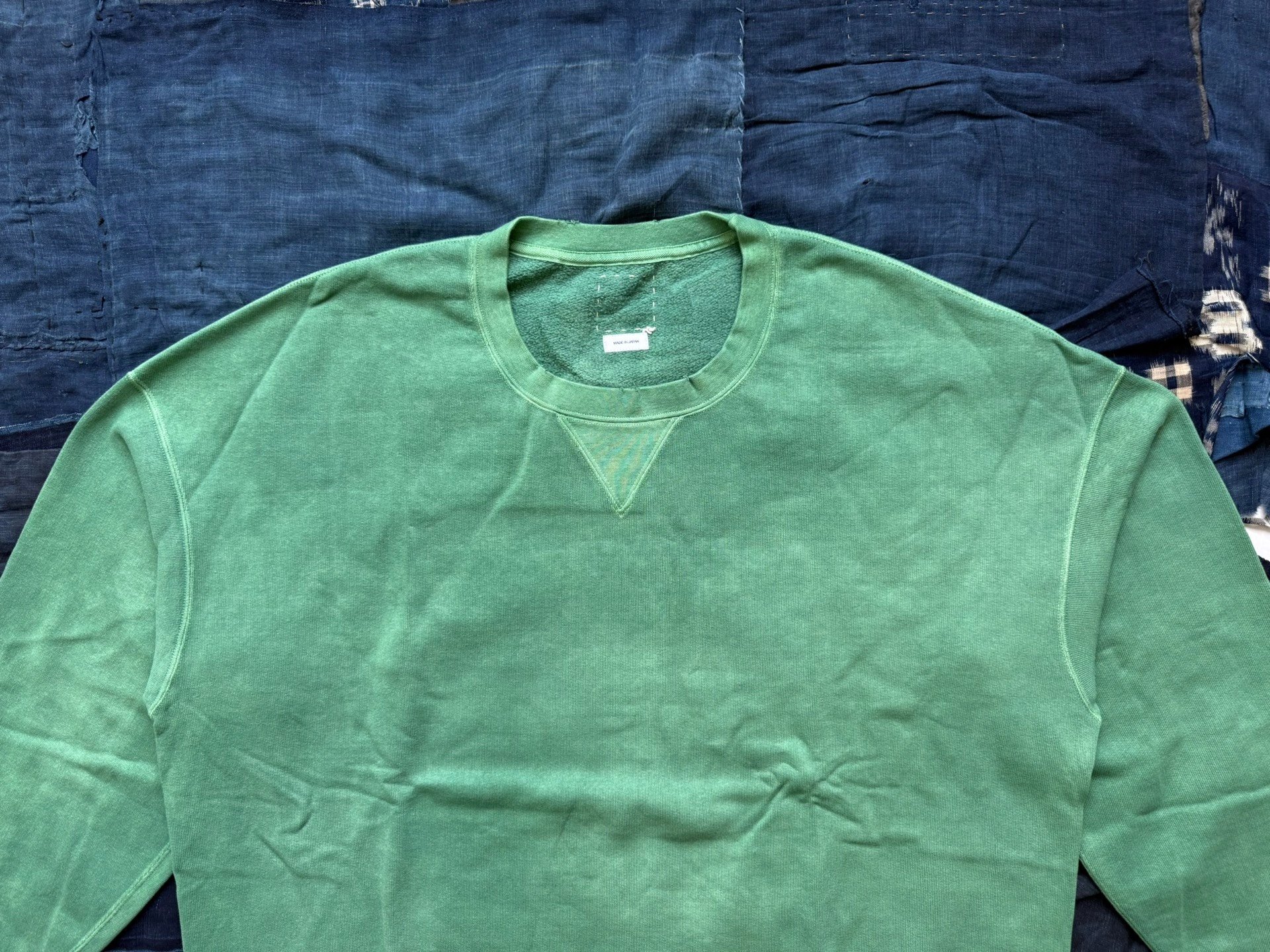 VISVIM 20SS JUMBO SWEAT L/S UNEVEN DYE — detail