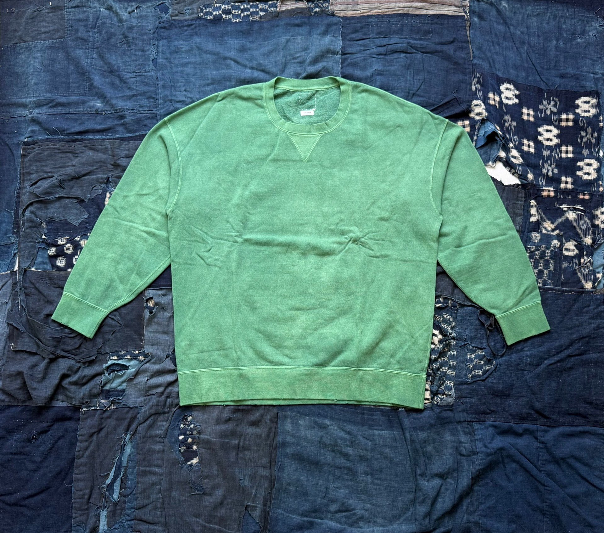 VISVIM 20SS JUMBO SWEAT L/S UNEVEN DYE