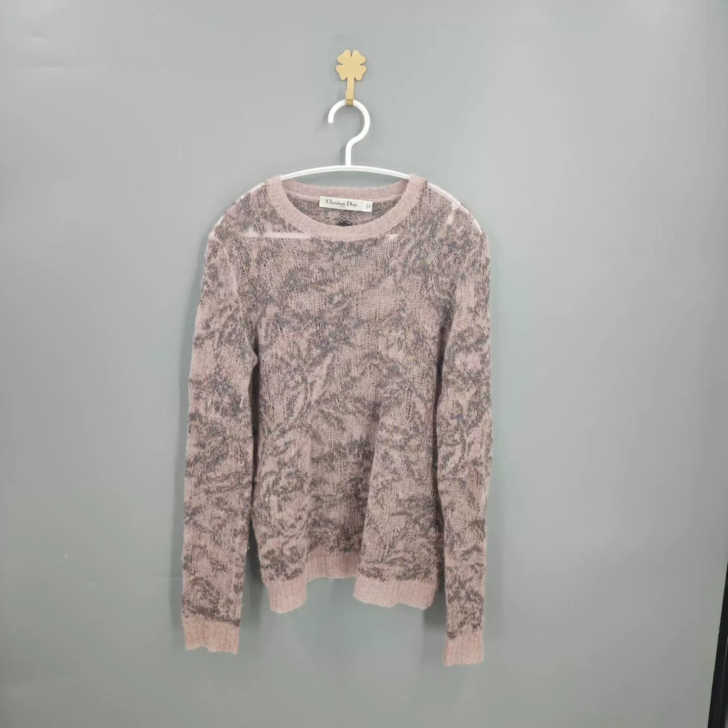 Christian Dior Light Pink Mohair Sweater
