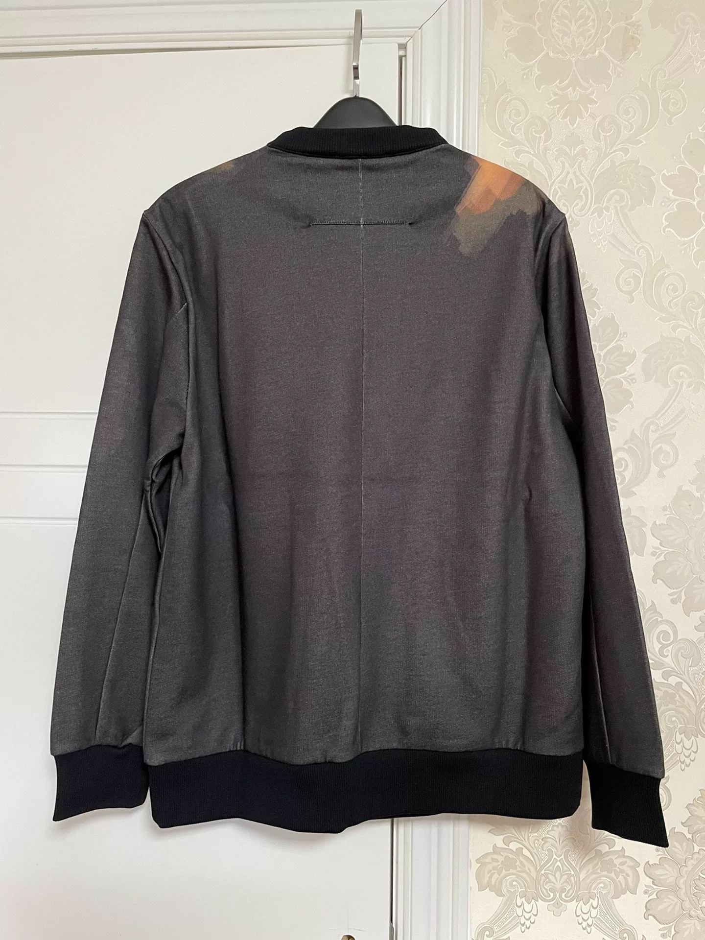 Givenchy Oil Painting Dog Fleece Sweatshirt — front