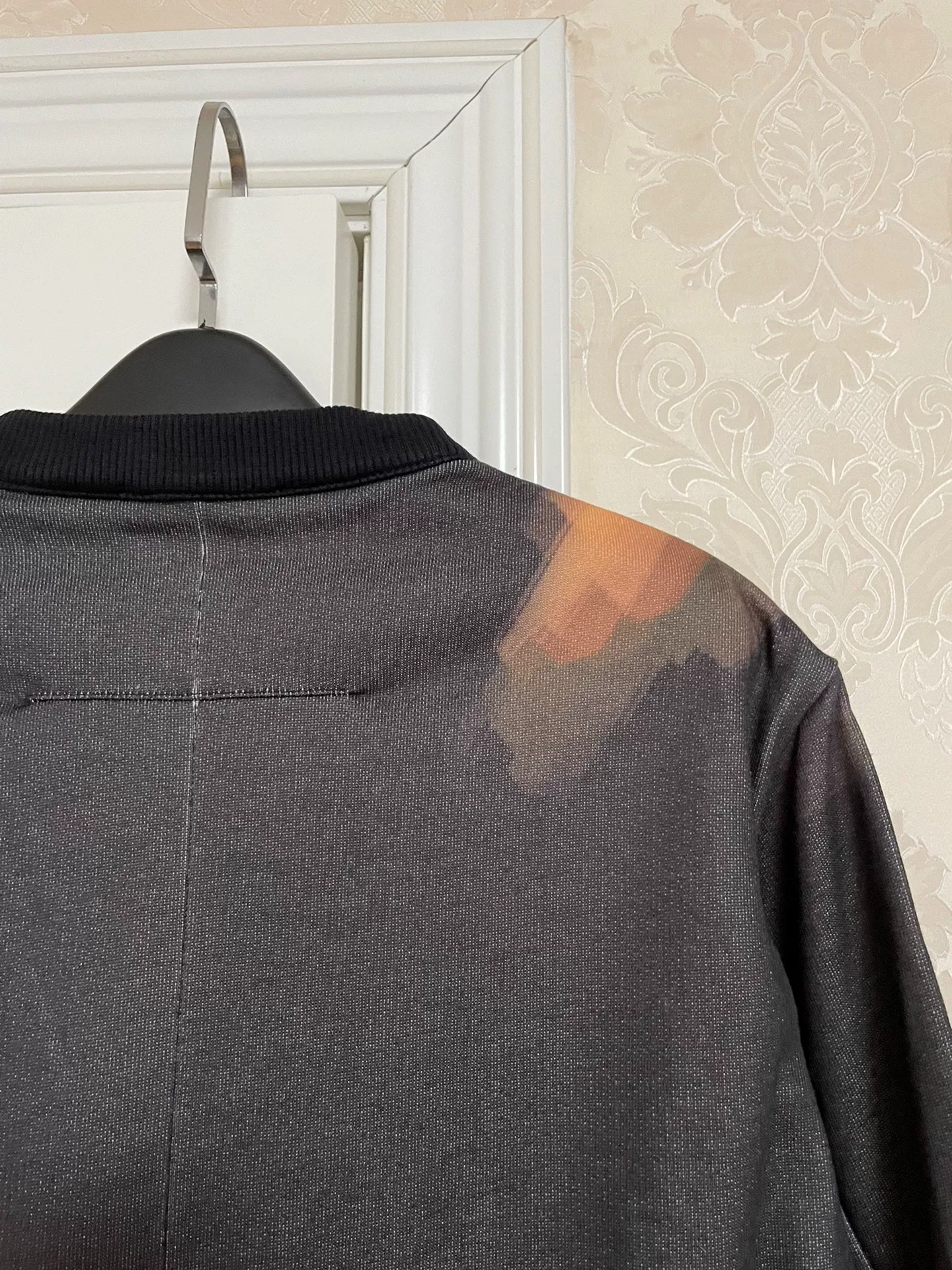 Givenchy Oil Painting Dog Fleece Sweatshirt — back