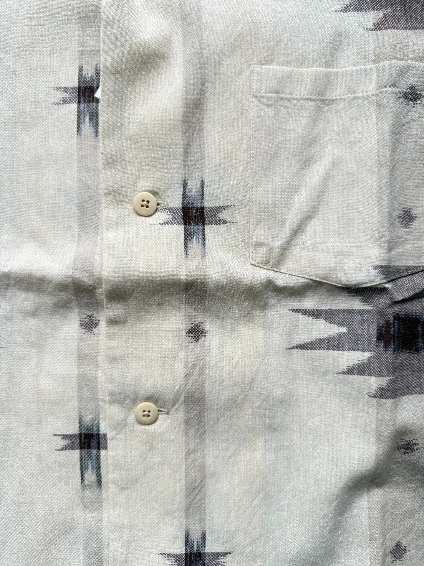 VISVIM 26SS ICT Crosby Short-Sleeve Shirt — detail