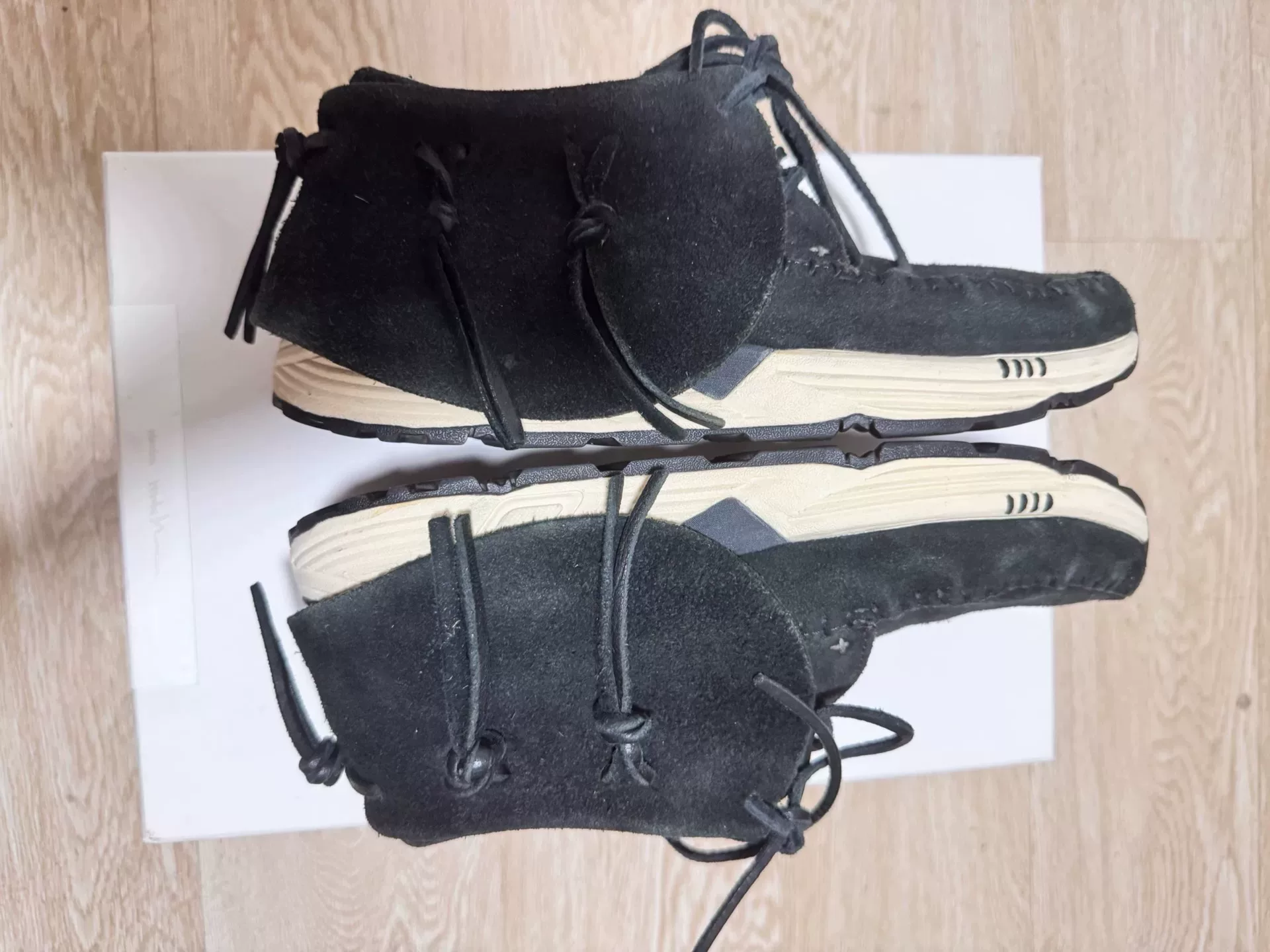 Visvim 16SS FBT Suede Fringe Shoes