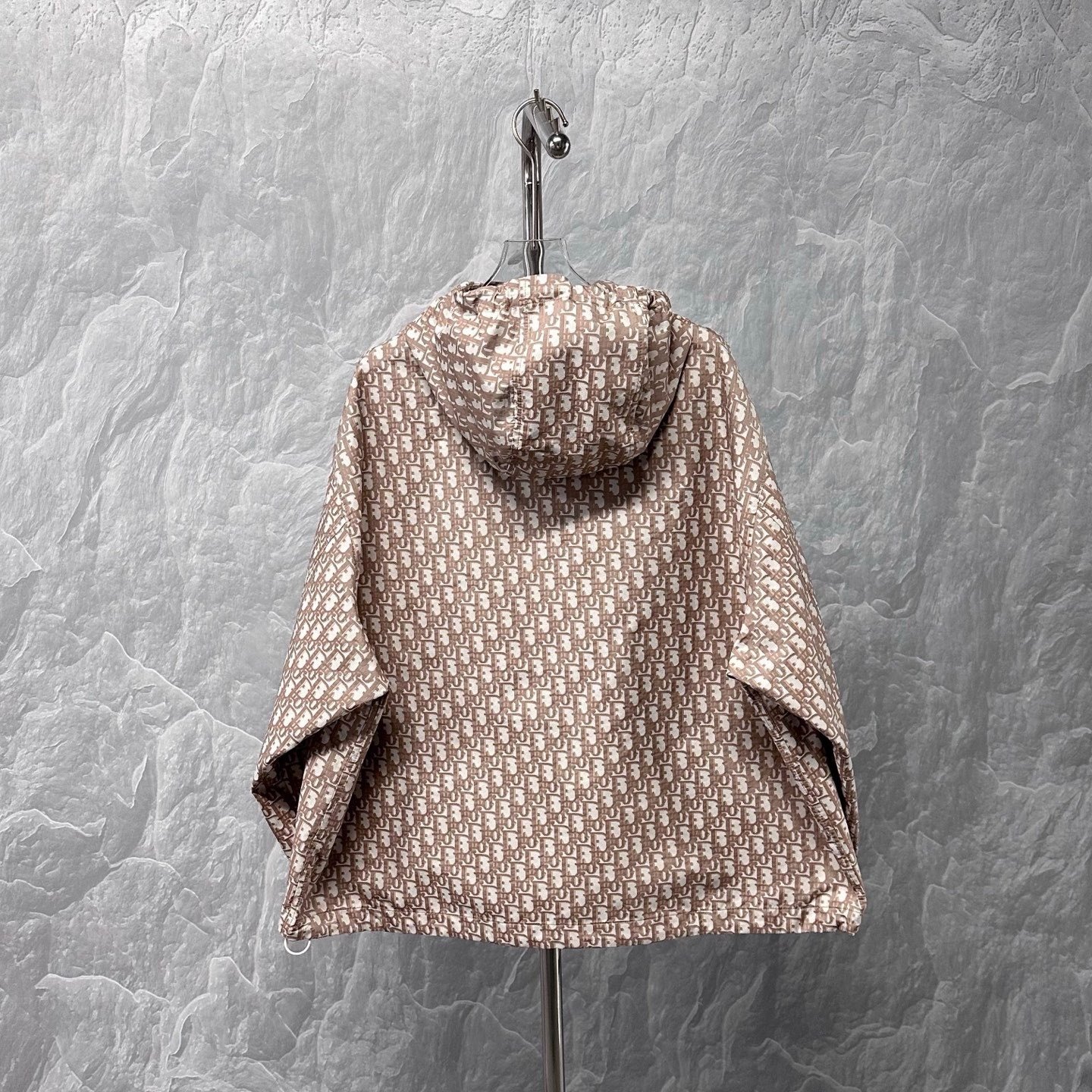 Dior Monogram Print Hooded Jacket — back
