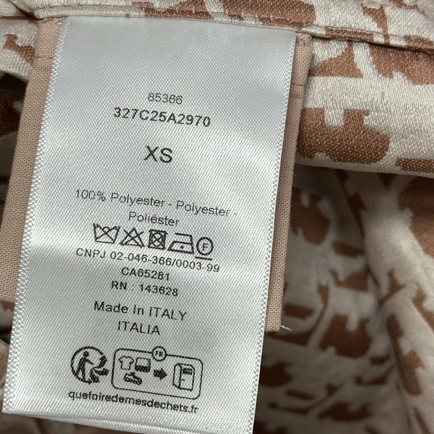 Dior Monogram Print Hooded Jacket — label