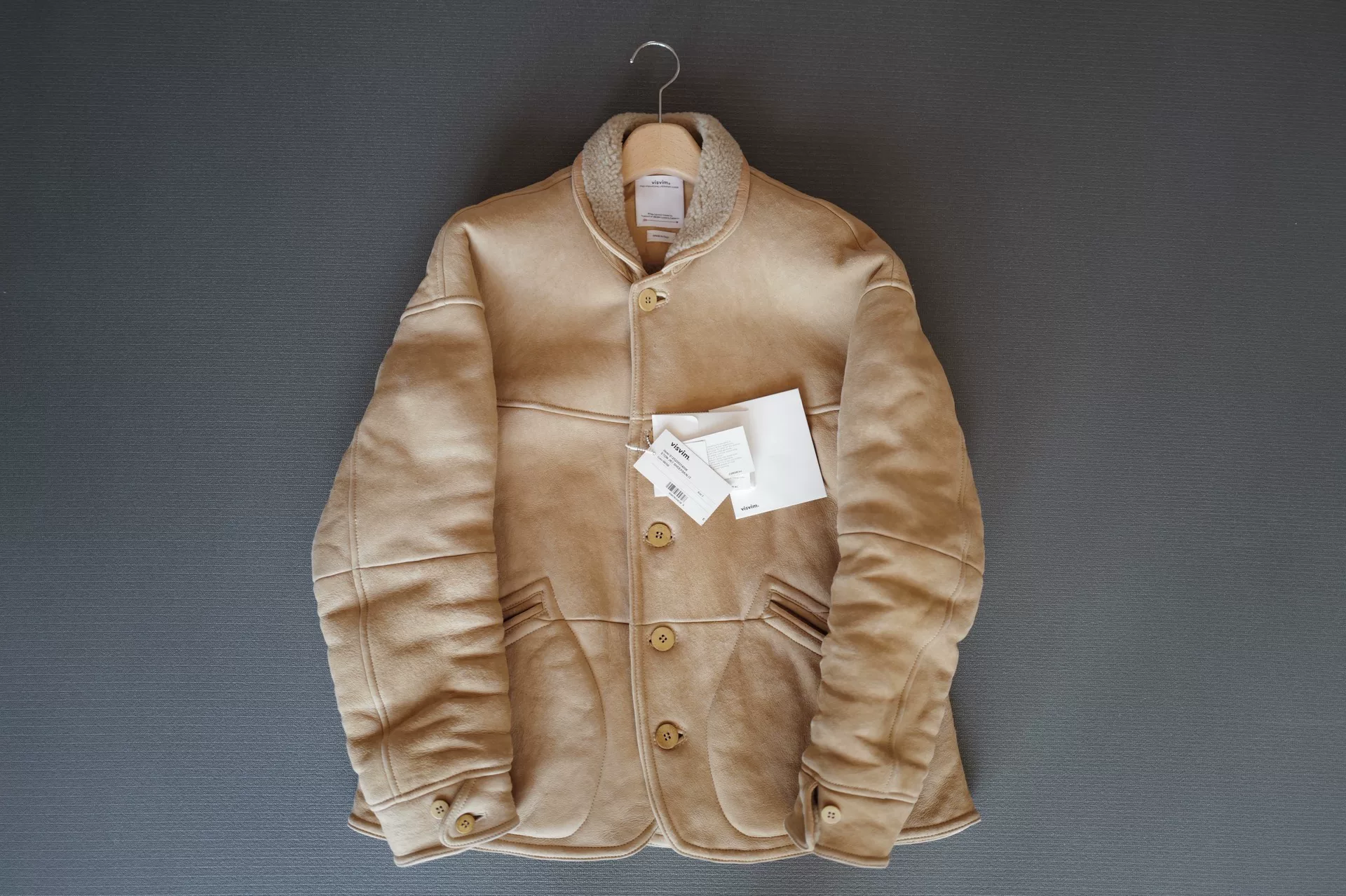 visvim 25AW Eton Jkt Sheepskin Beige