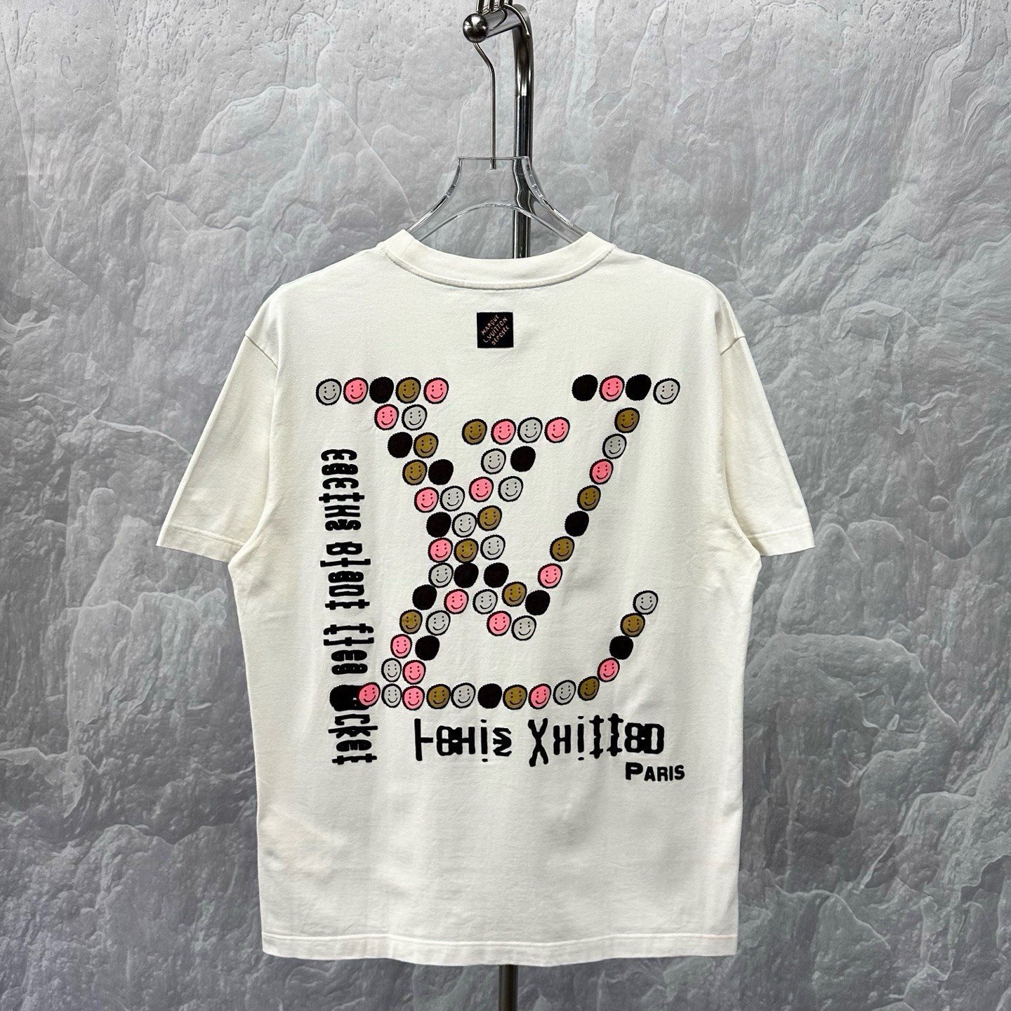 Louis Vuitton x CPFM FW25 Smiley Logo Tee — back