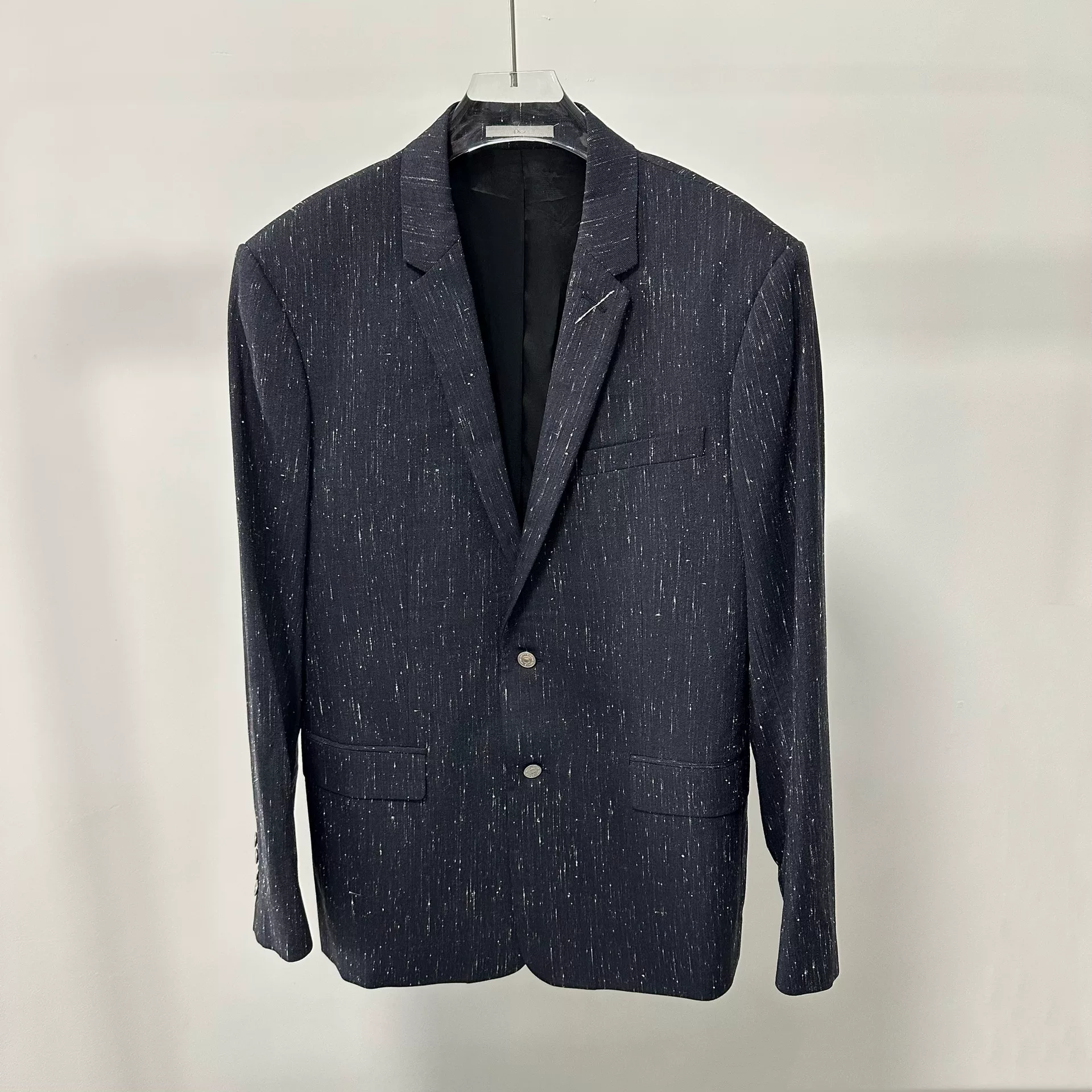 Dior Dark Blue Speckled Blazer