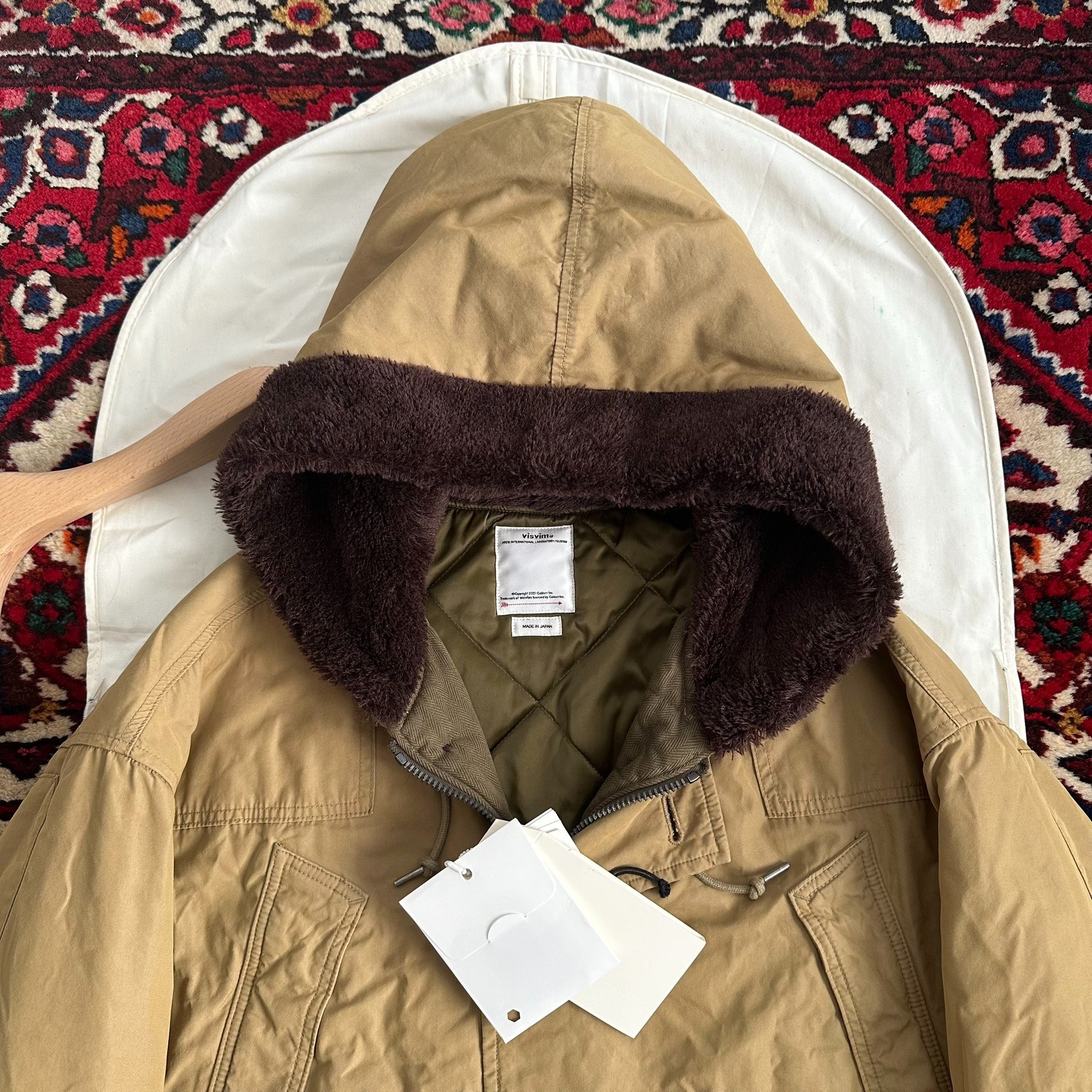 Visvim 19aw Wright Field Parka — detail