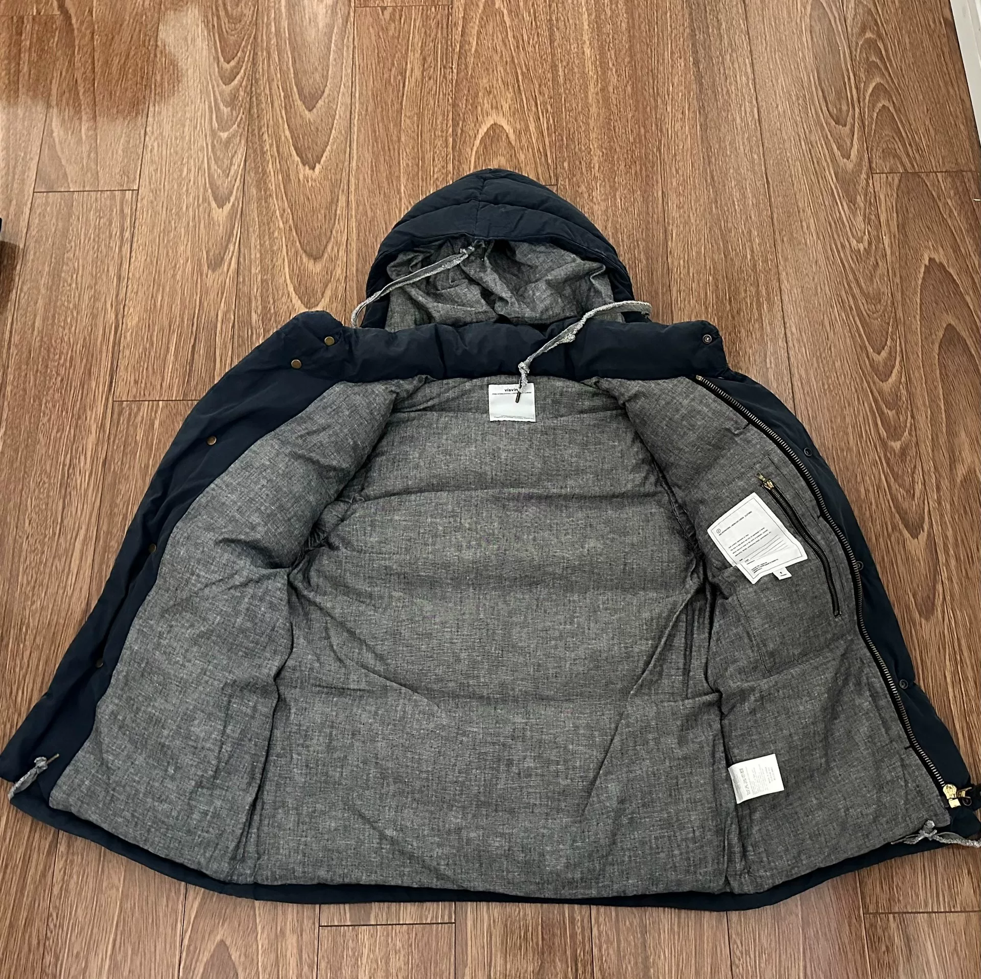 VISVIM Down Vest — detail