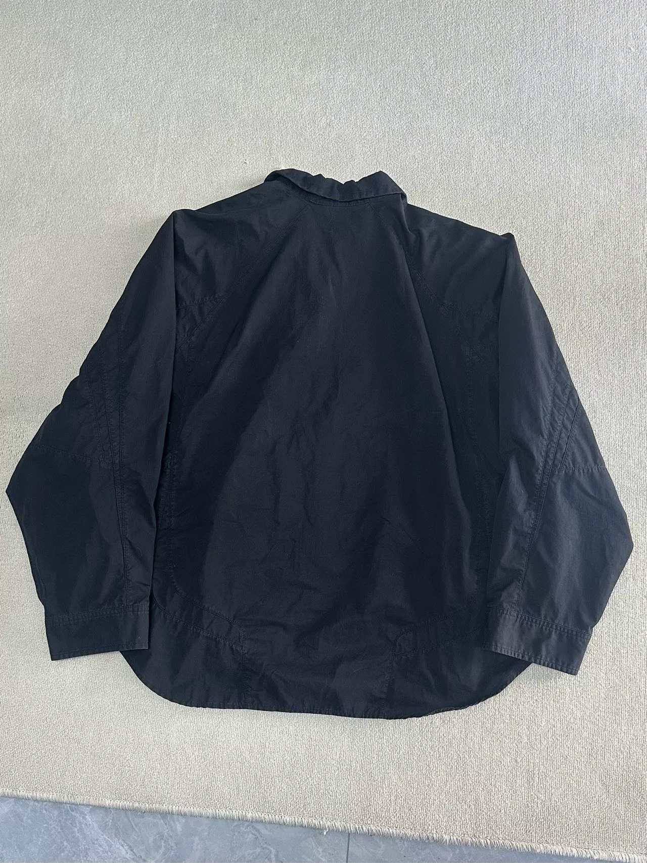Balenciaga 3B Distressed Sports Zip Jacket — front