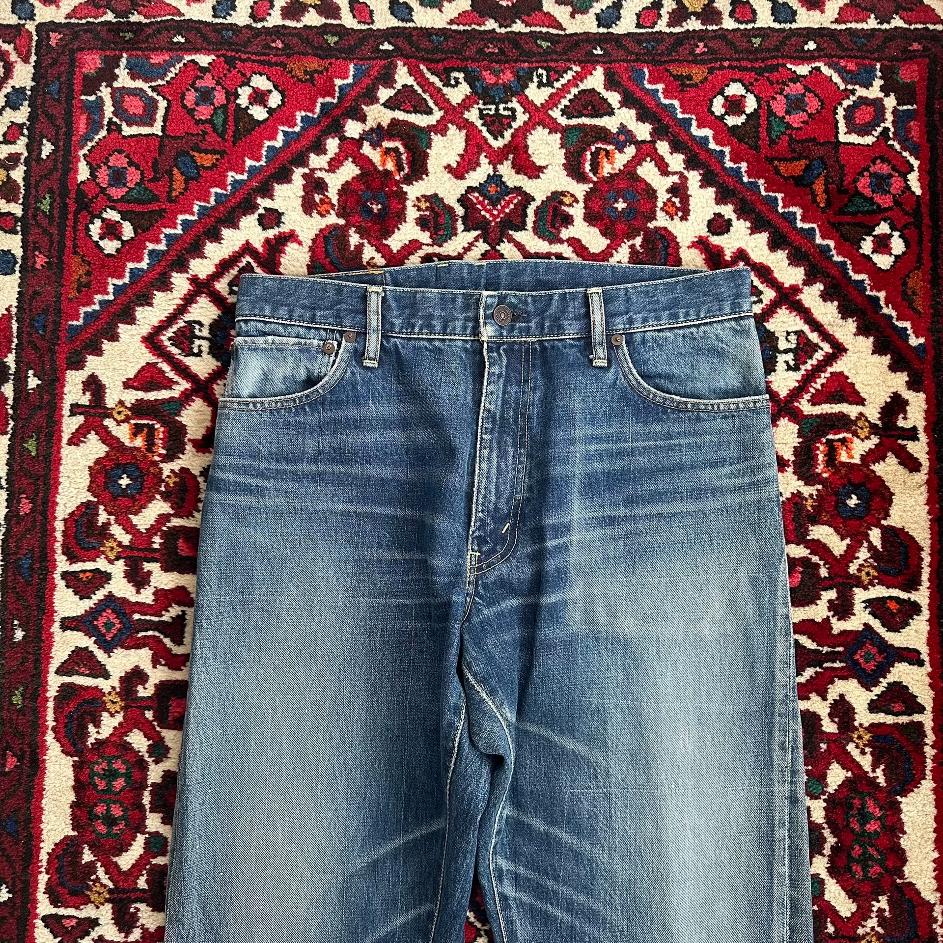 VISVIM JOURNEYMAN 3 TACKED DMGD PANTS — detail