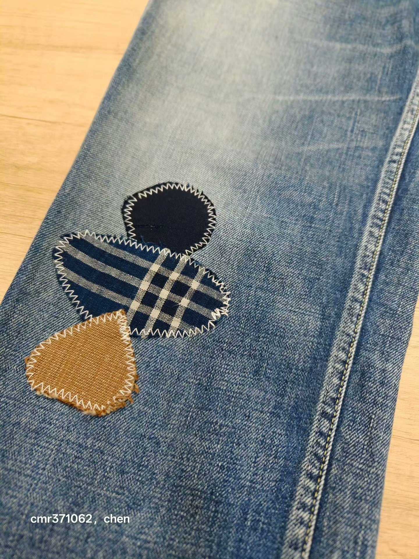 visvim 19ss spot d7 jeans — back