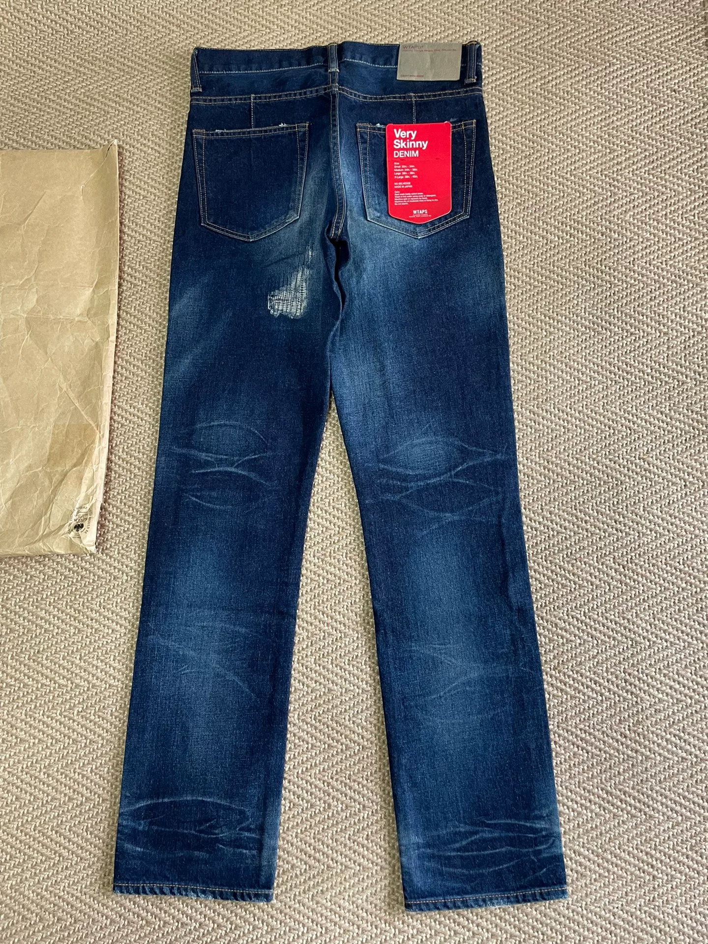 WTAPS 15FW Very Skinny Jeans — front