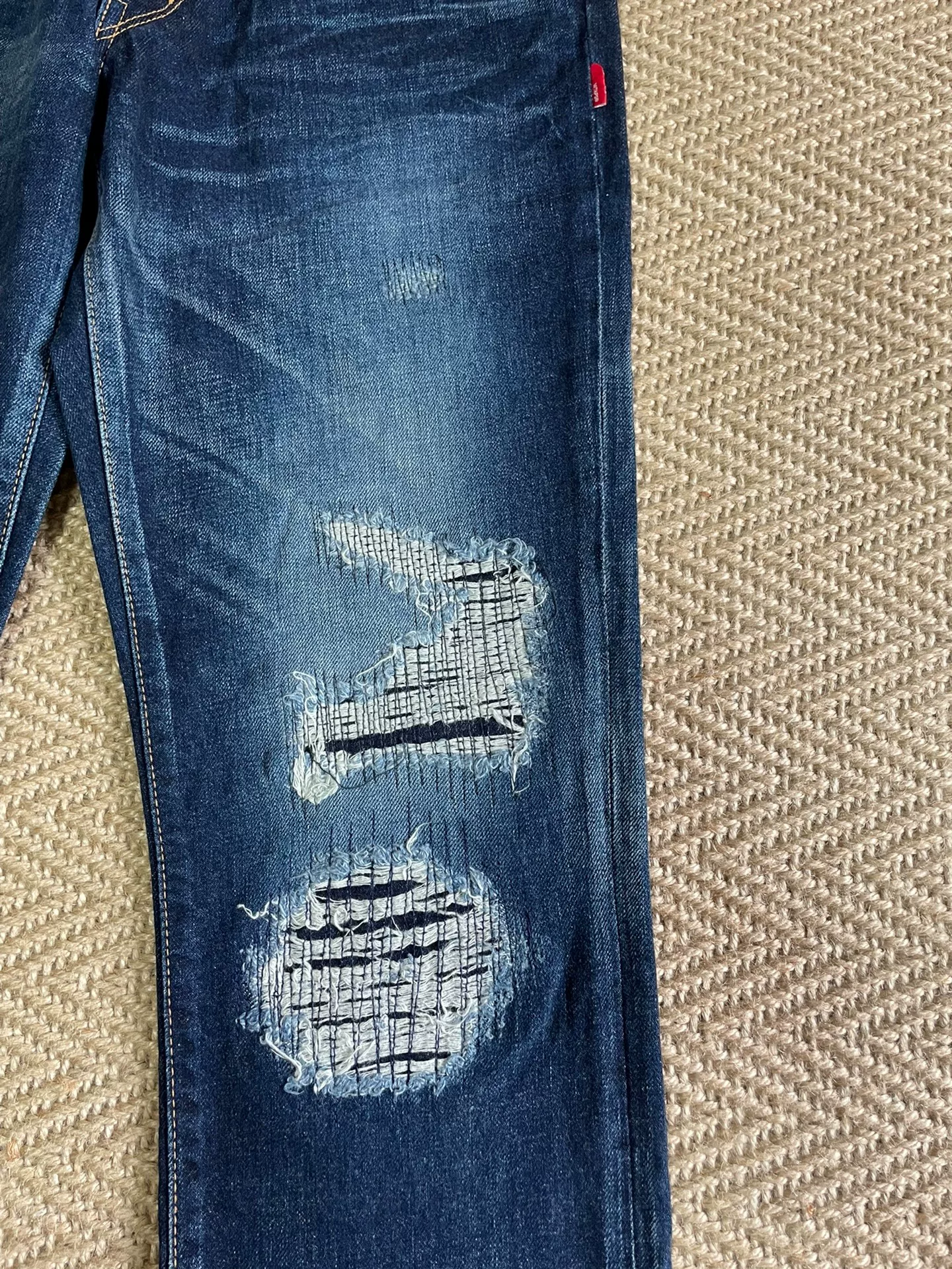 WTAPS 15FW Very Skinny Jeans — detail