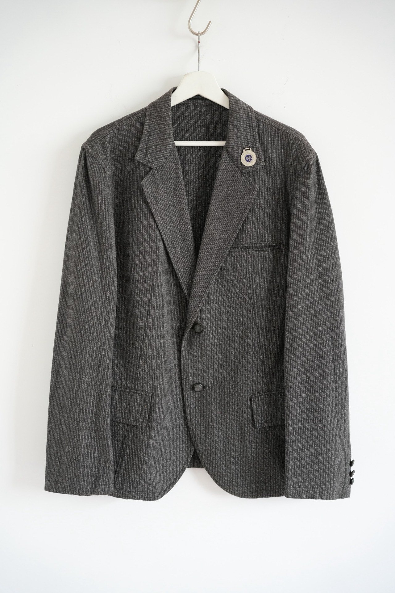 Yohji Yamamoto 2010 SS Gray Stripe Blazer